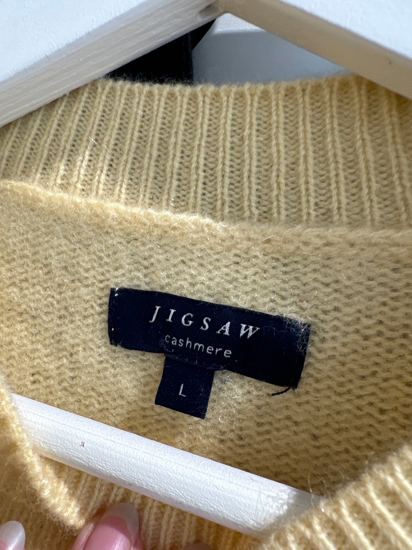 Pulovere de cașmir crew neck colorblock în culori pudrate