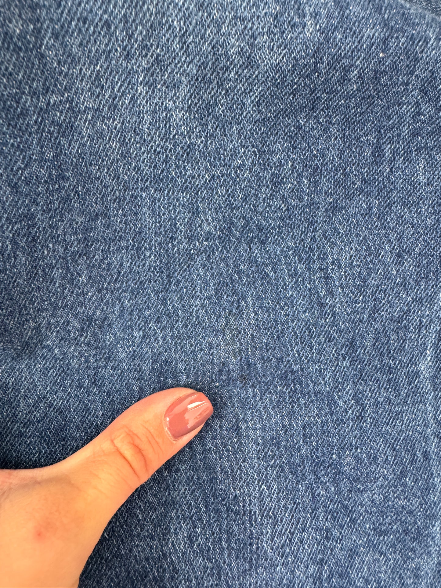 Jeanși vintage cu talie ultra înaltă indigo wash