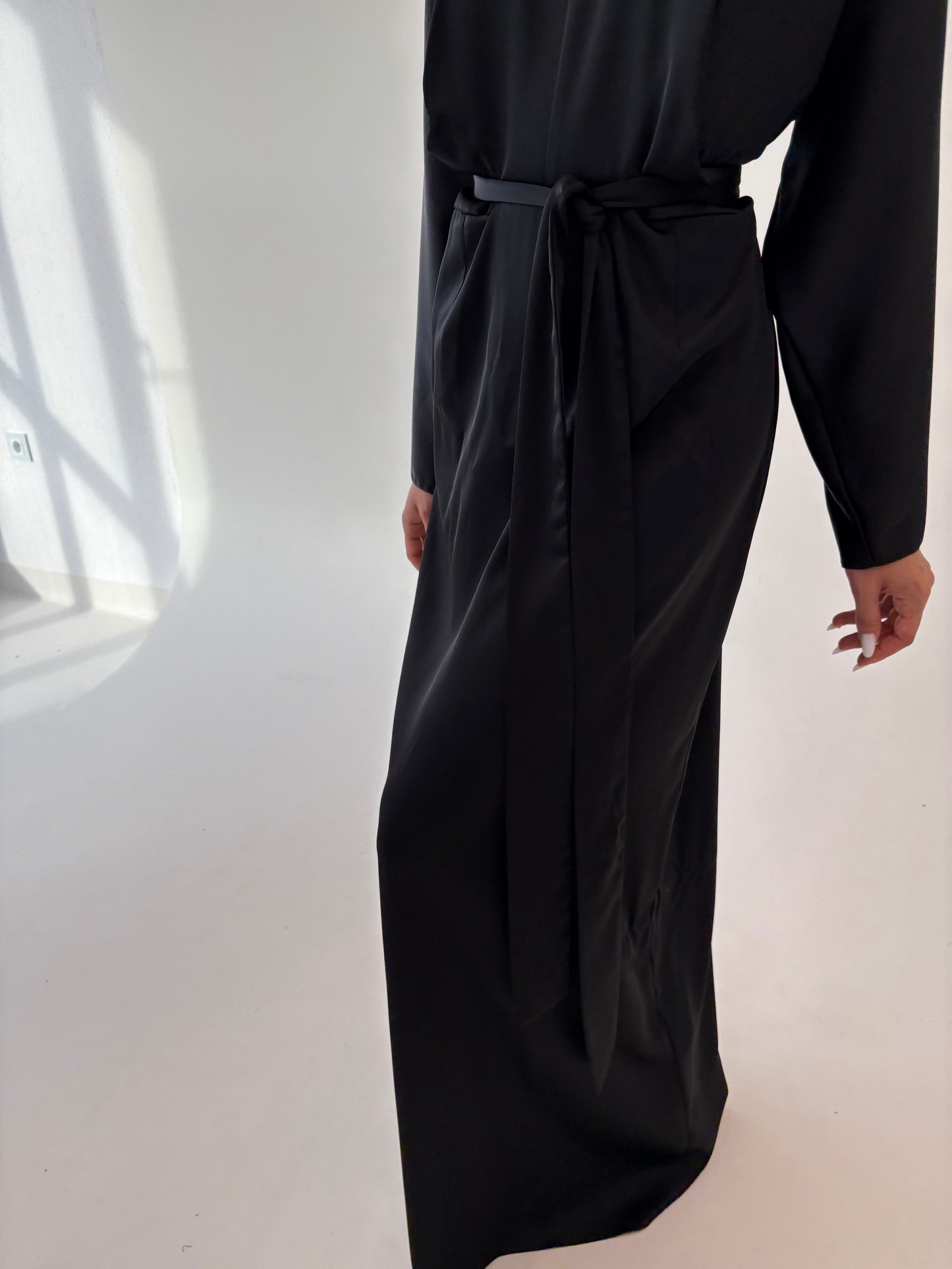 LBD maxi tall cu talie marcată reglabilă