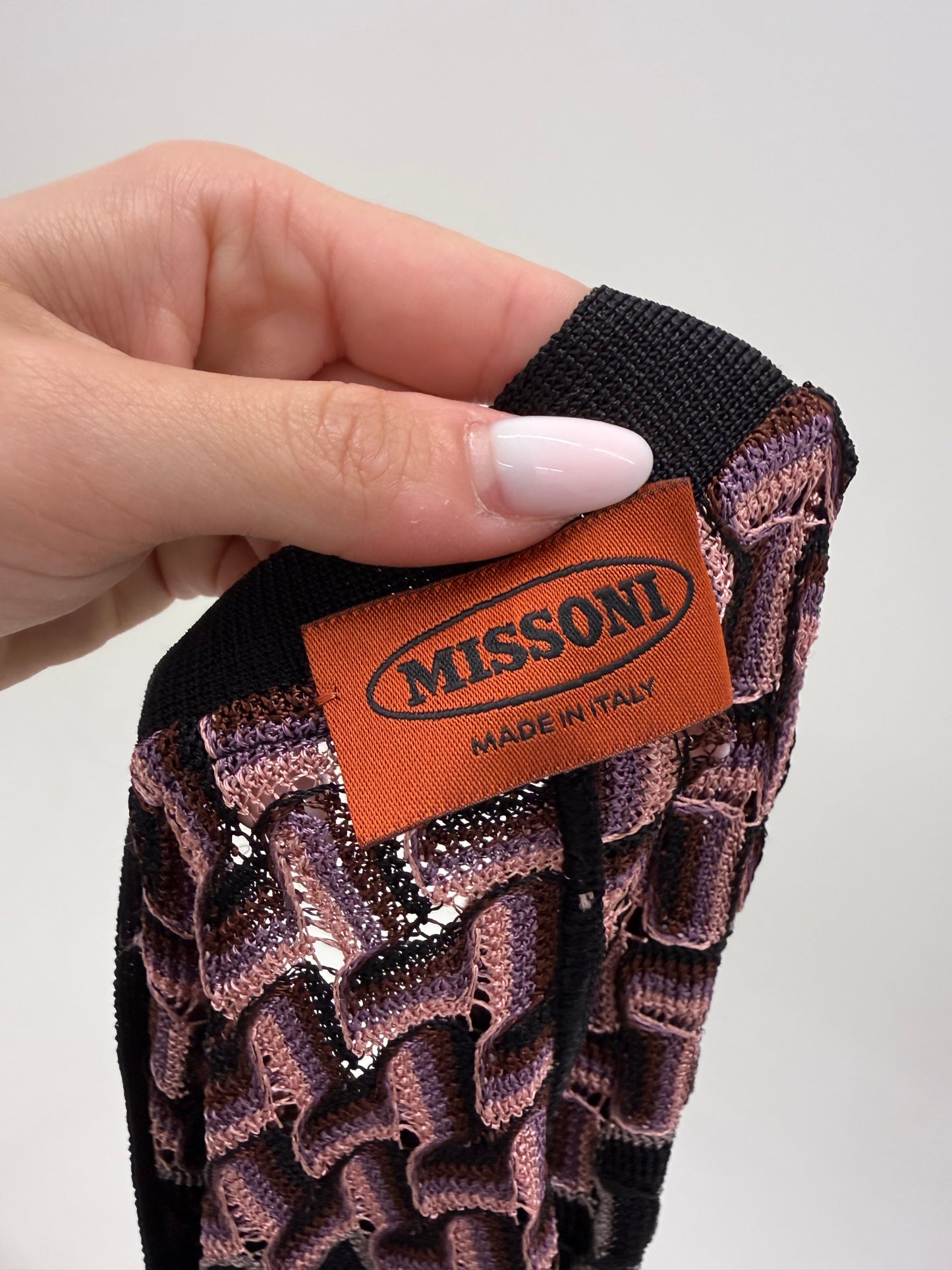 Cardigan Missoni ultra luxury de vară din jerse specific brandului