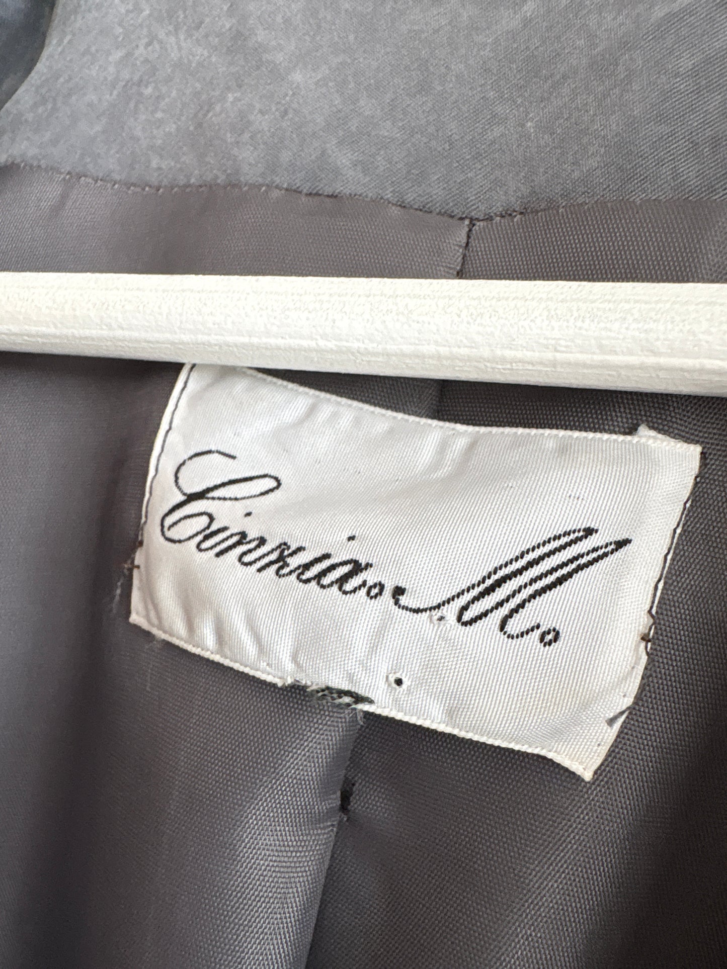 Sacou vintage italian de vară cambrat cu decorațiune în talie