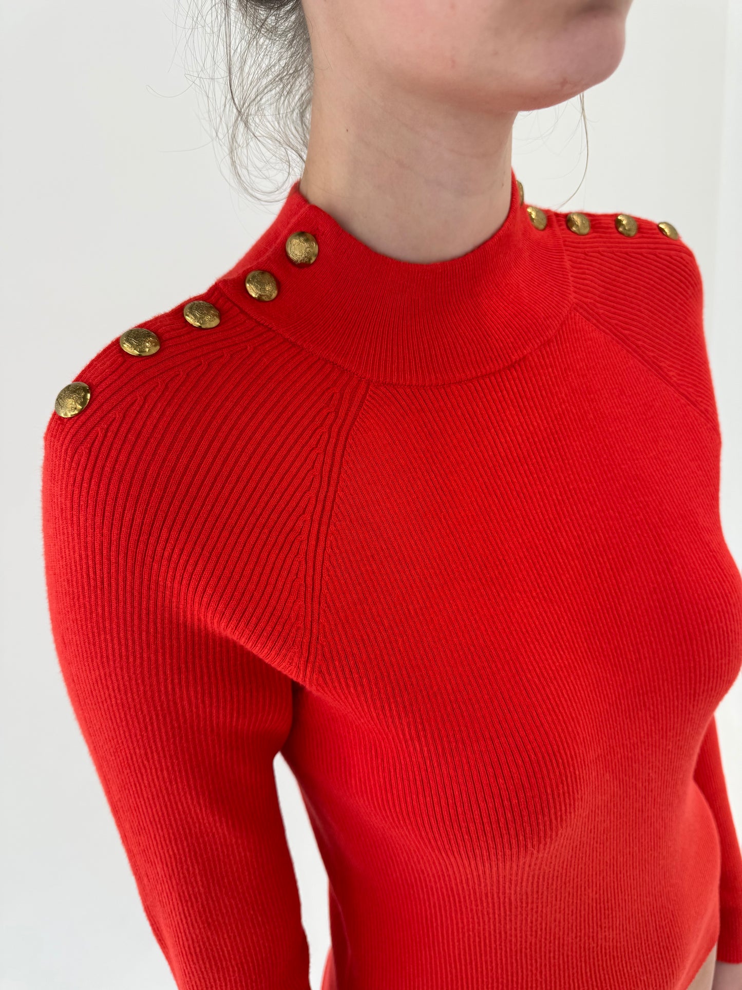 Soft knit Ralph Lauren din bumbac și modal in croi cambrat