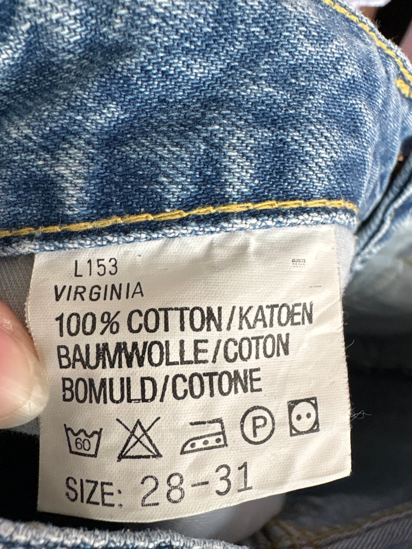 Jeans vintage premium cu talie ultra înaltă lighter wash
