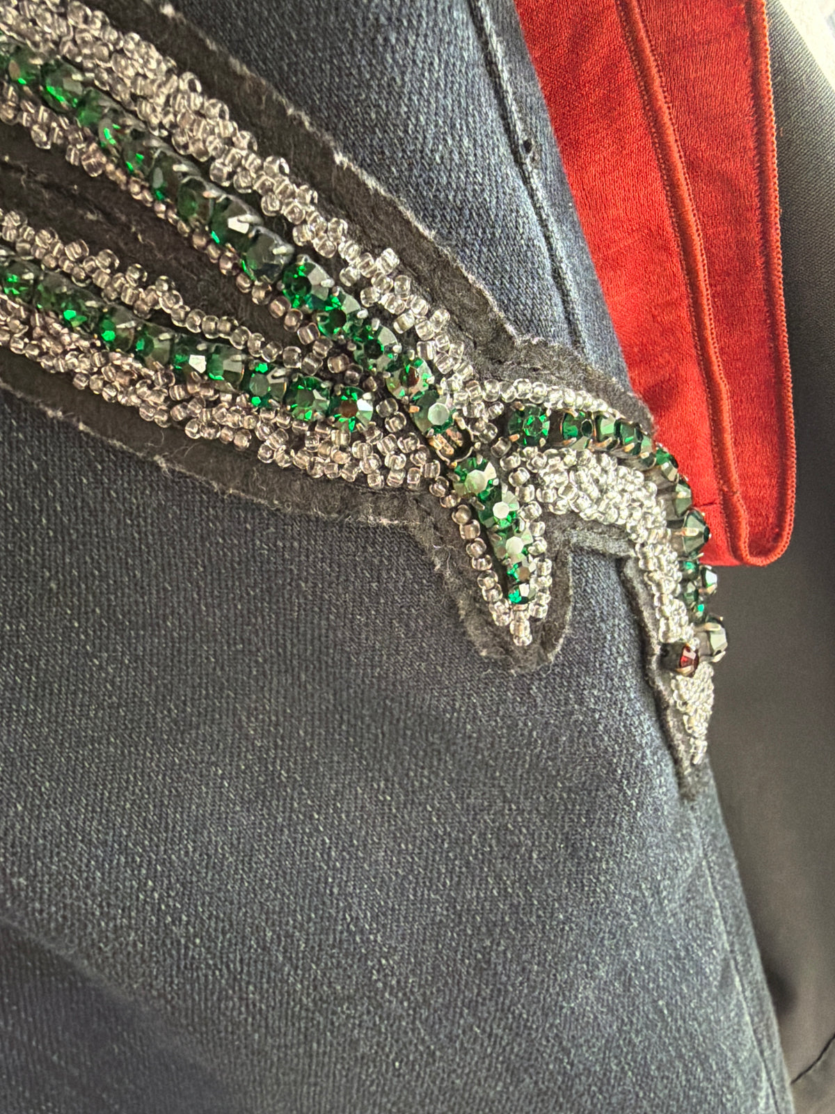 Jeans Cavalli capri cu aplicații manuale excepționale ultra confort modelatori
