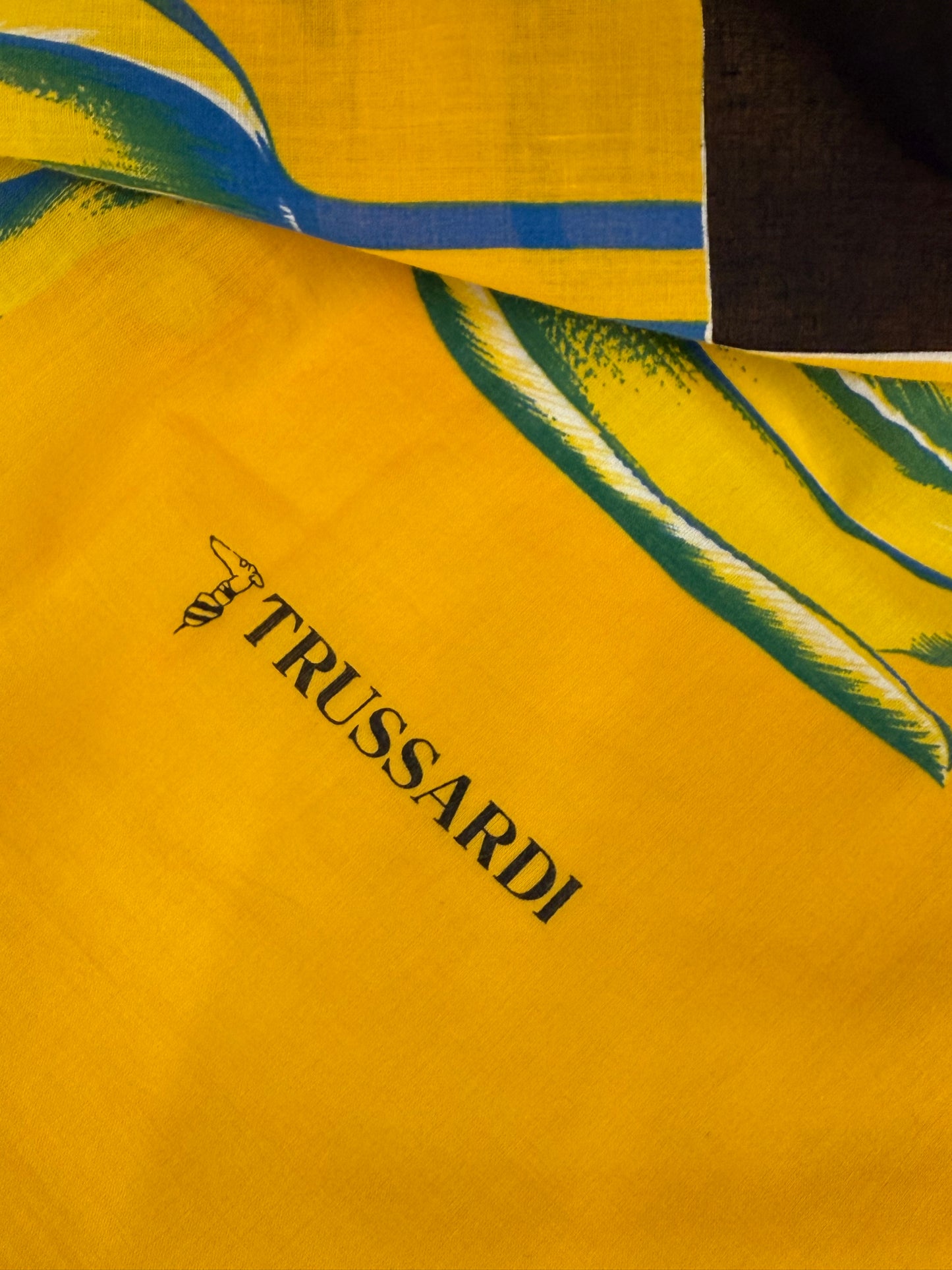 Eșarfă XXXL luxury Trussardi din bumbac