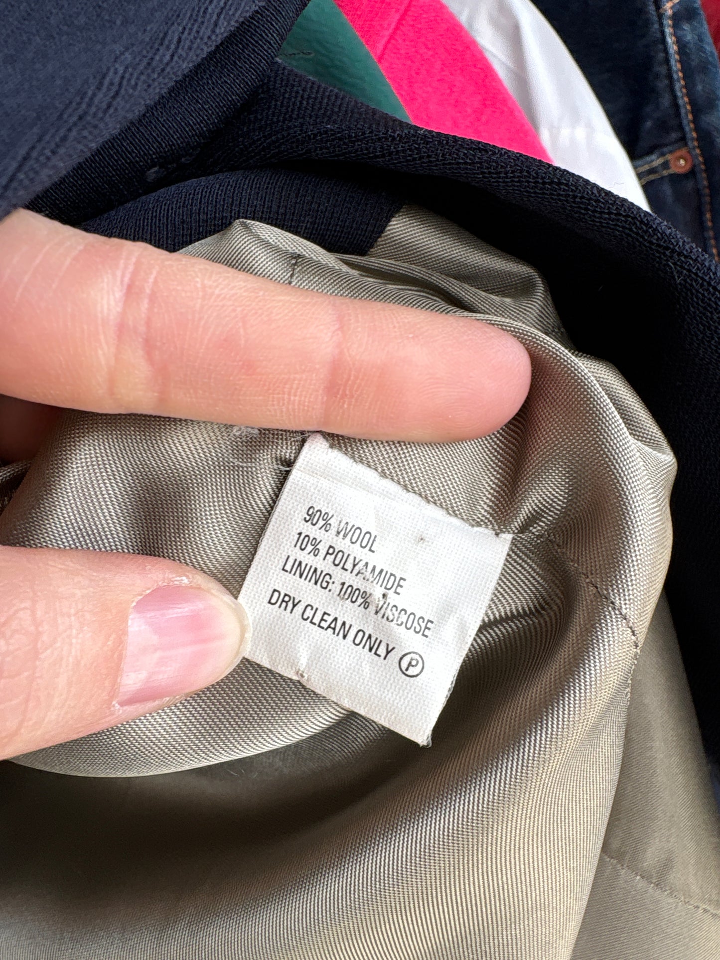 Sacou englezesc petite ușor cambrat din stofita excepțională texturată