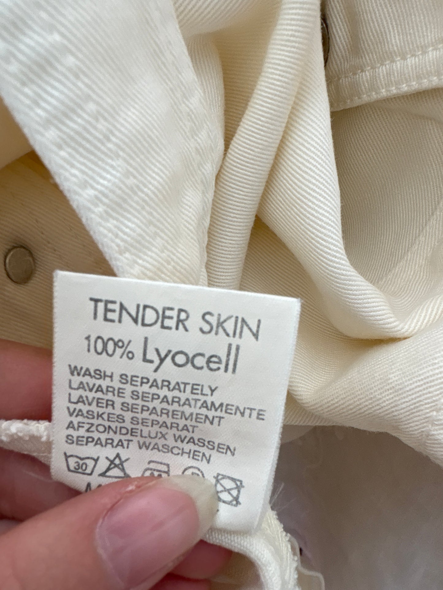 Geaca ‘tender skin’ din jeans de vară ultra confort de lyocell cu influențe nautice