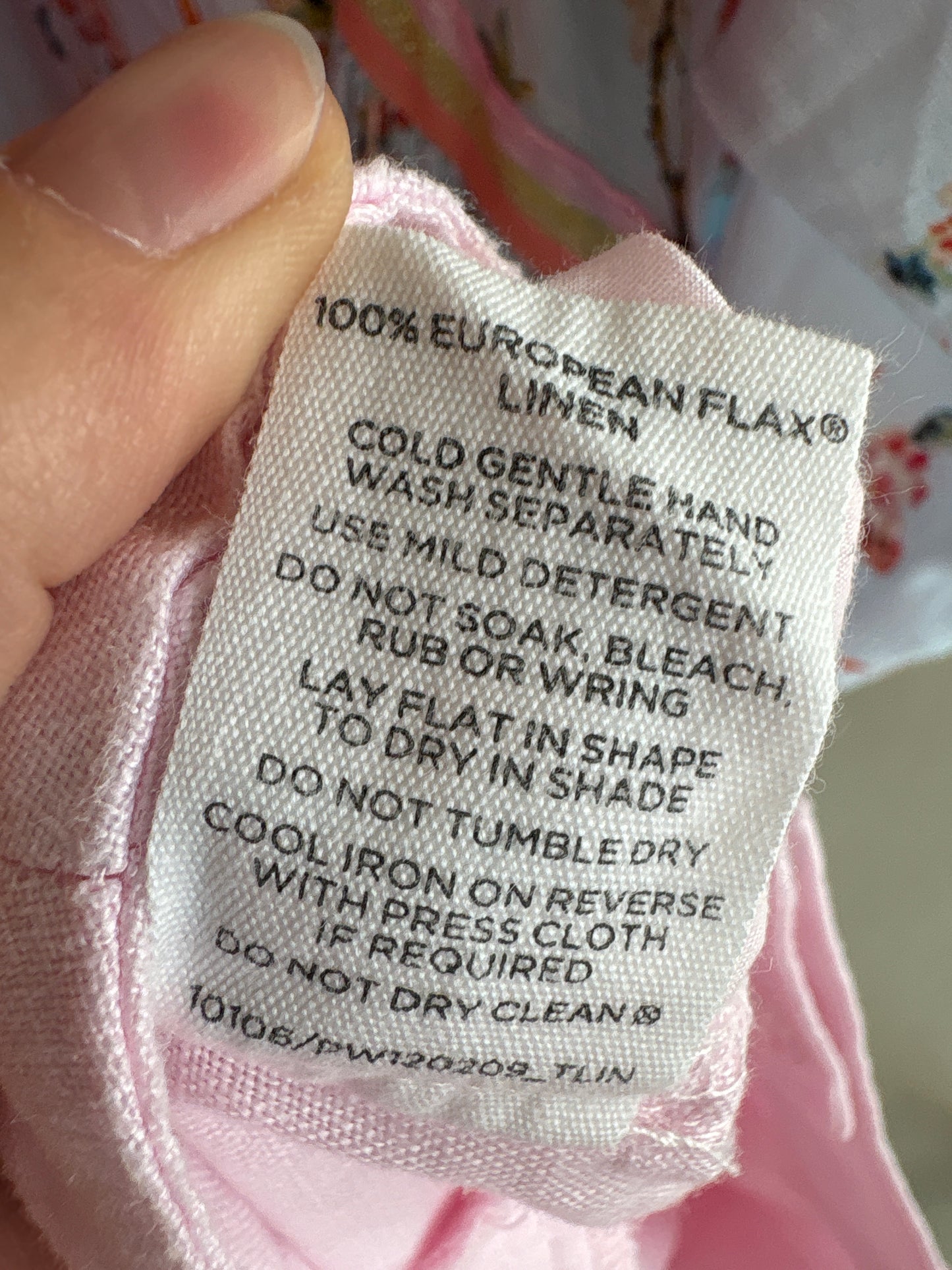 Pantaloni palazzo din in premium powder pink cu talie extrem de înaltă