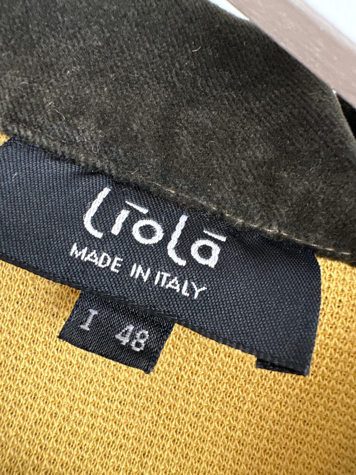 Sacou de brand luxury italian Liola din tricot de lana și alpaka cu paspoal