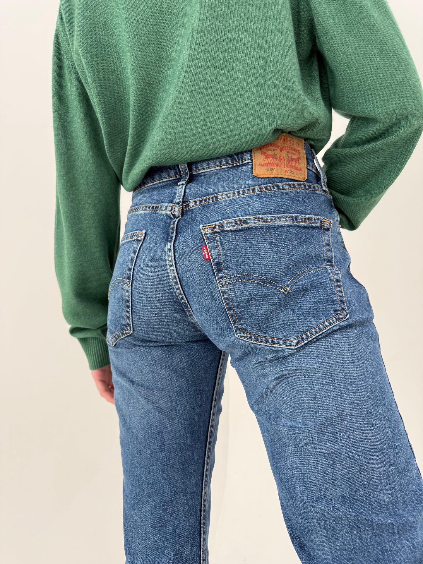Jeans Levi’s 502 tall ușor modelatori ultra confort