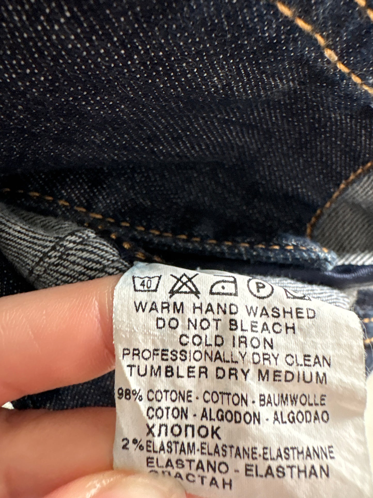 Jacheta luxury Trussardi ultra cambrata din jeans confort în stil Mugler