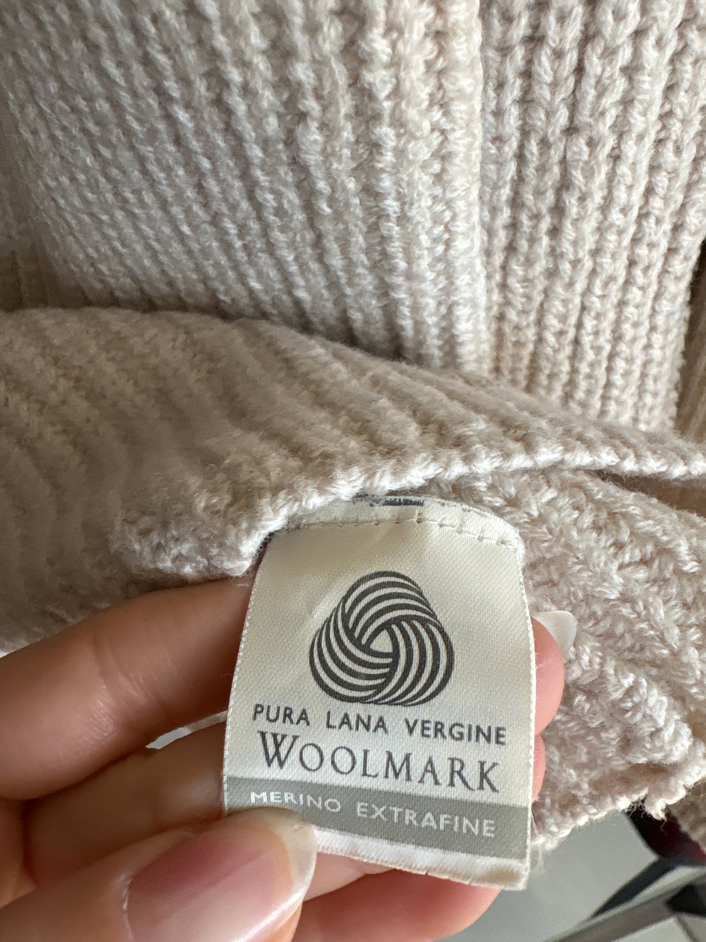 Jacheta high end italiană din lana merino extrafina de gramaj super mare