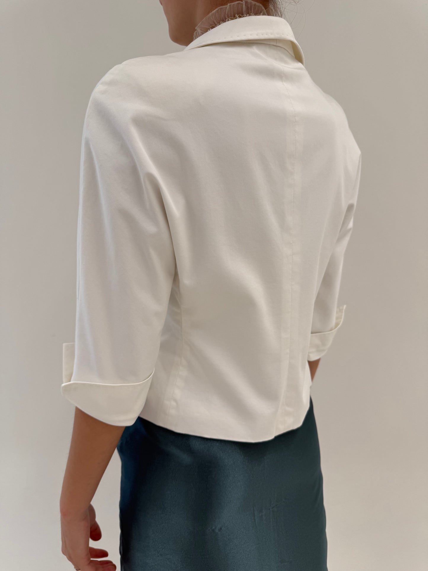 Sacou cambrat Max Mara de vară din canvas excepțional de bumbac ultra confort