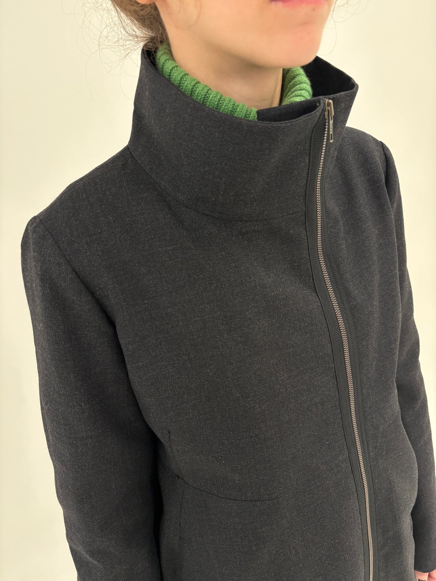 Jacheta luxury Marni din lana structurată in croi modern