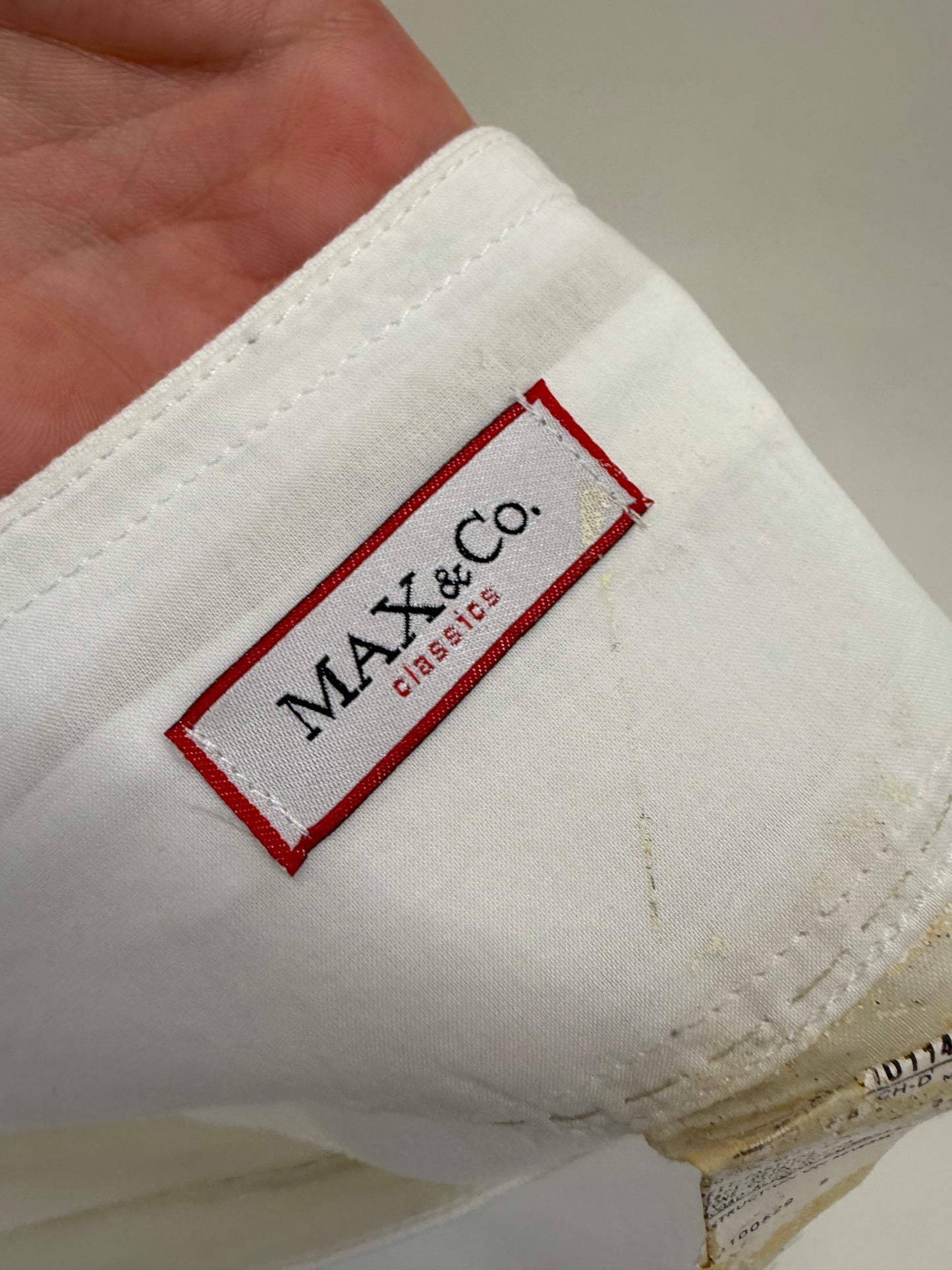 Fustă petrecuta Max&Co by Max Mara din pânză de in și bumbac