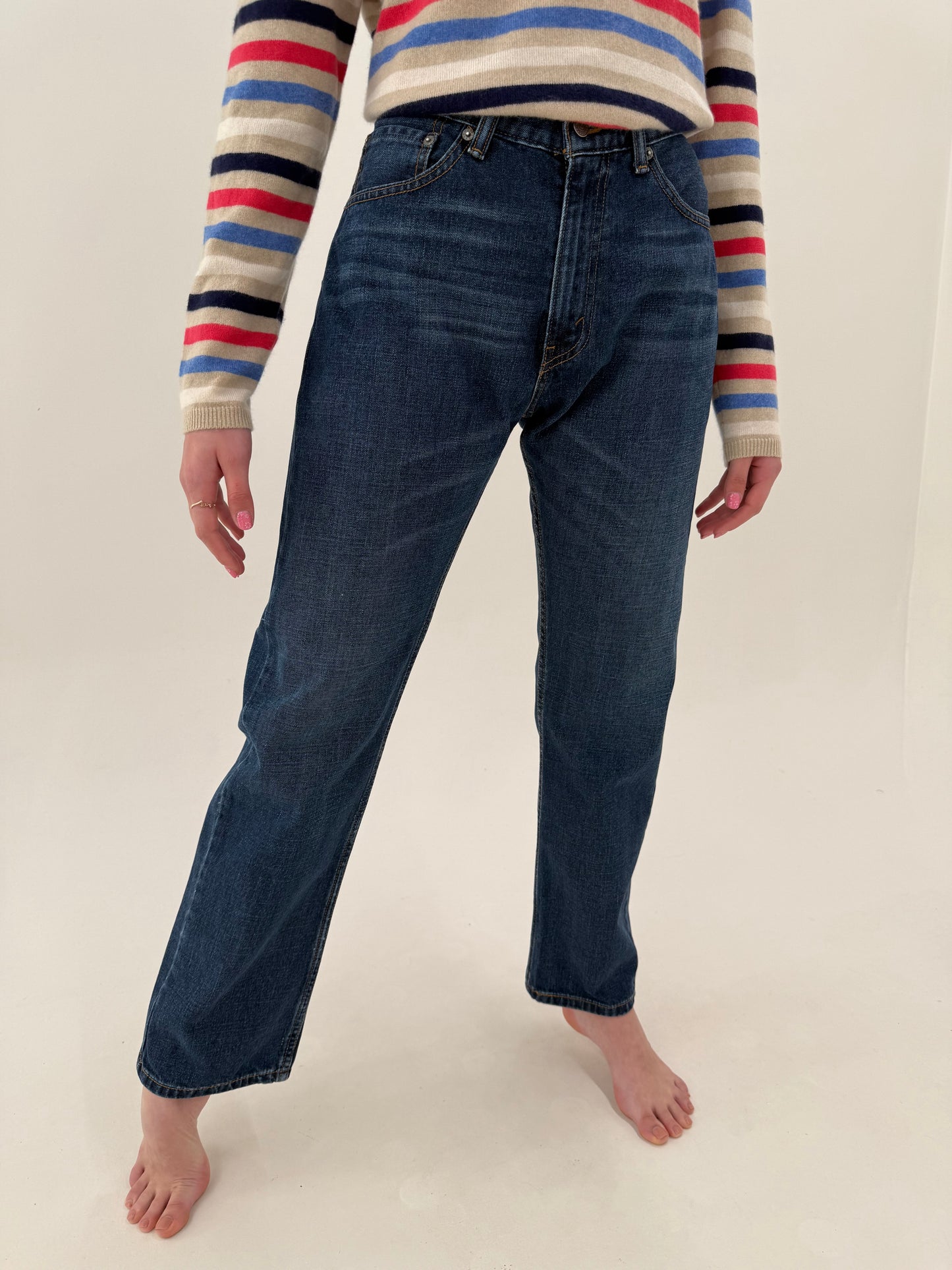 Jeans Levi’s tall 505 dark wash straight leg