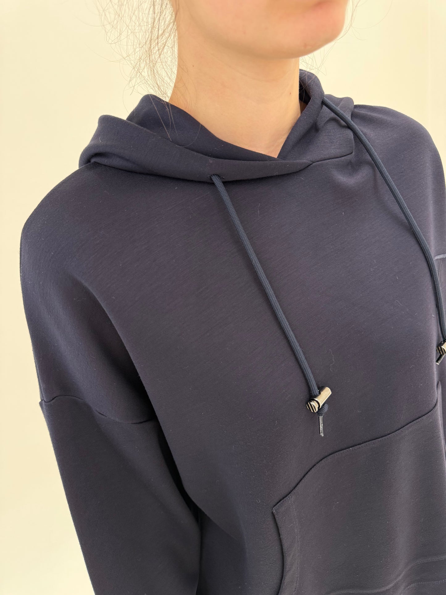 Hoodie de brand luxury italian Fay din bumbac în croi oversized