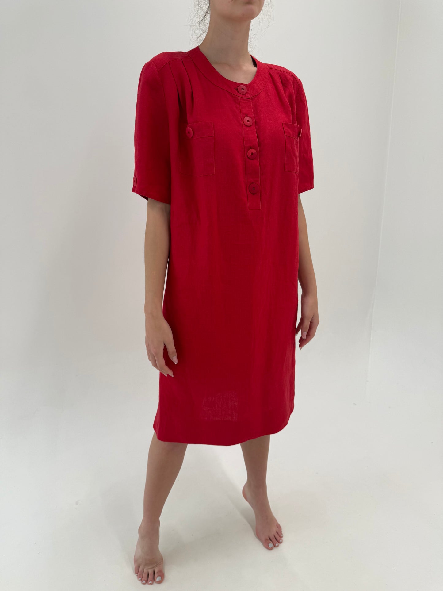 Rochie de brand luxury italian Liola din in excepțional în croi lejer