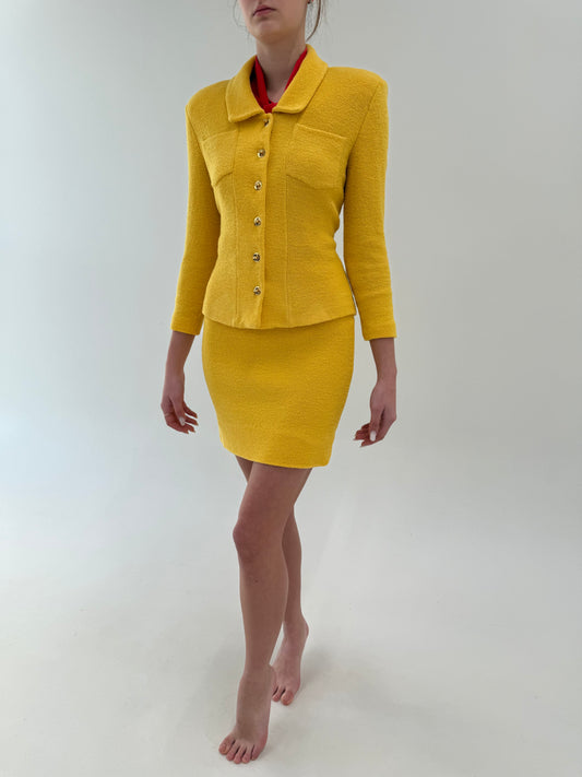 Deux piece vintage ultra luxury de brand concurent Chanel anii 90-00