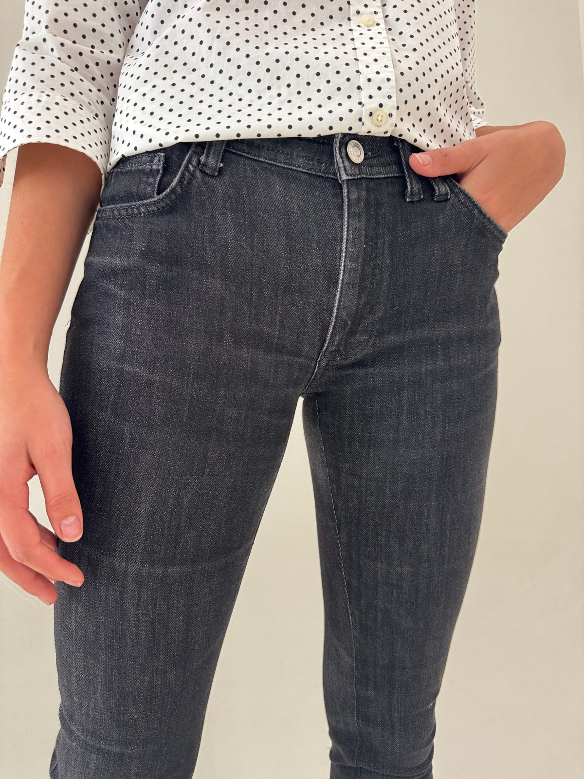 Jeans Versace ultra confort modelator negri
