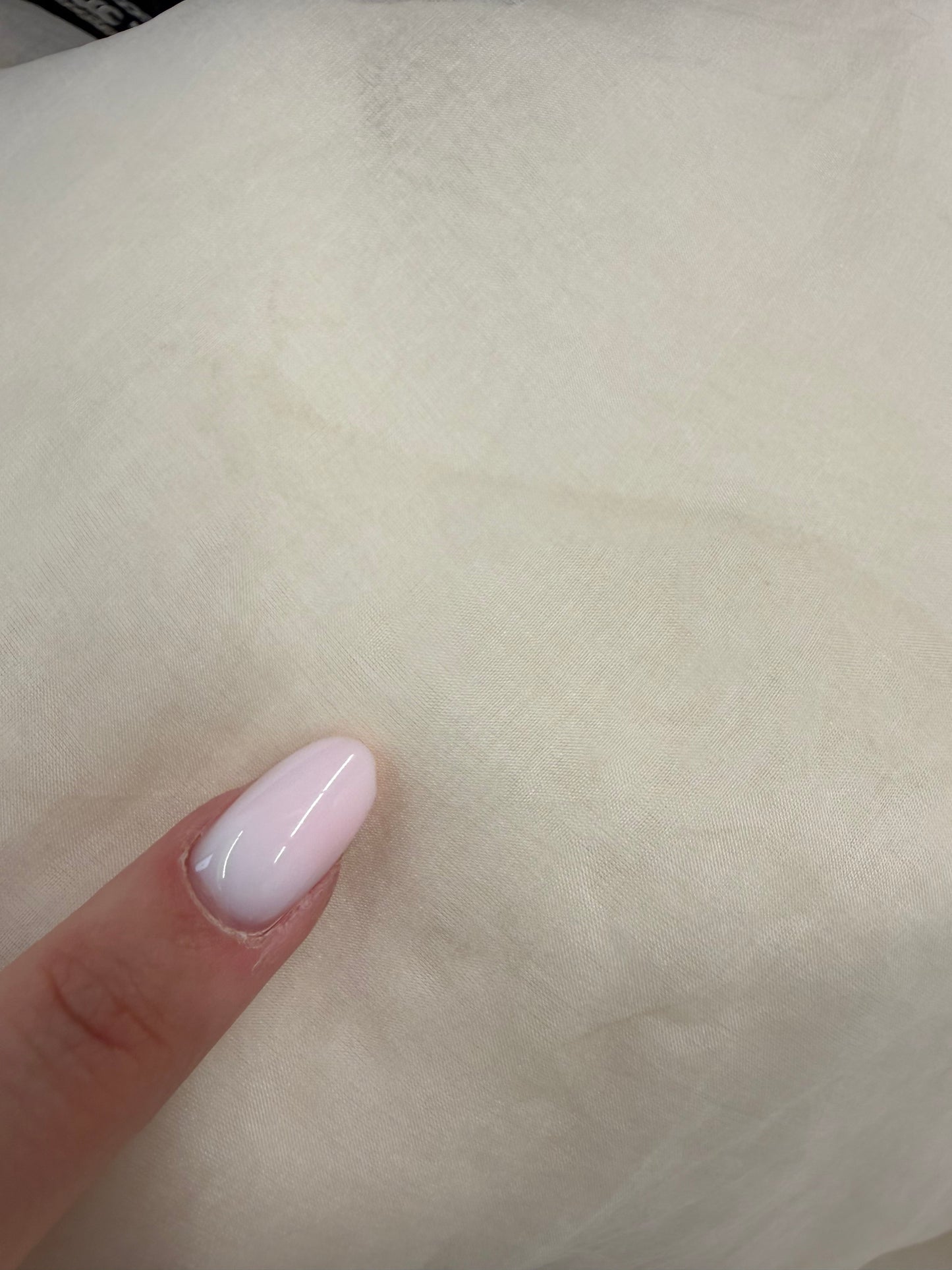 Fustă maxi ivoire mermaid din 3 straturi de organza de mătase naturală