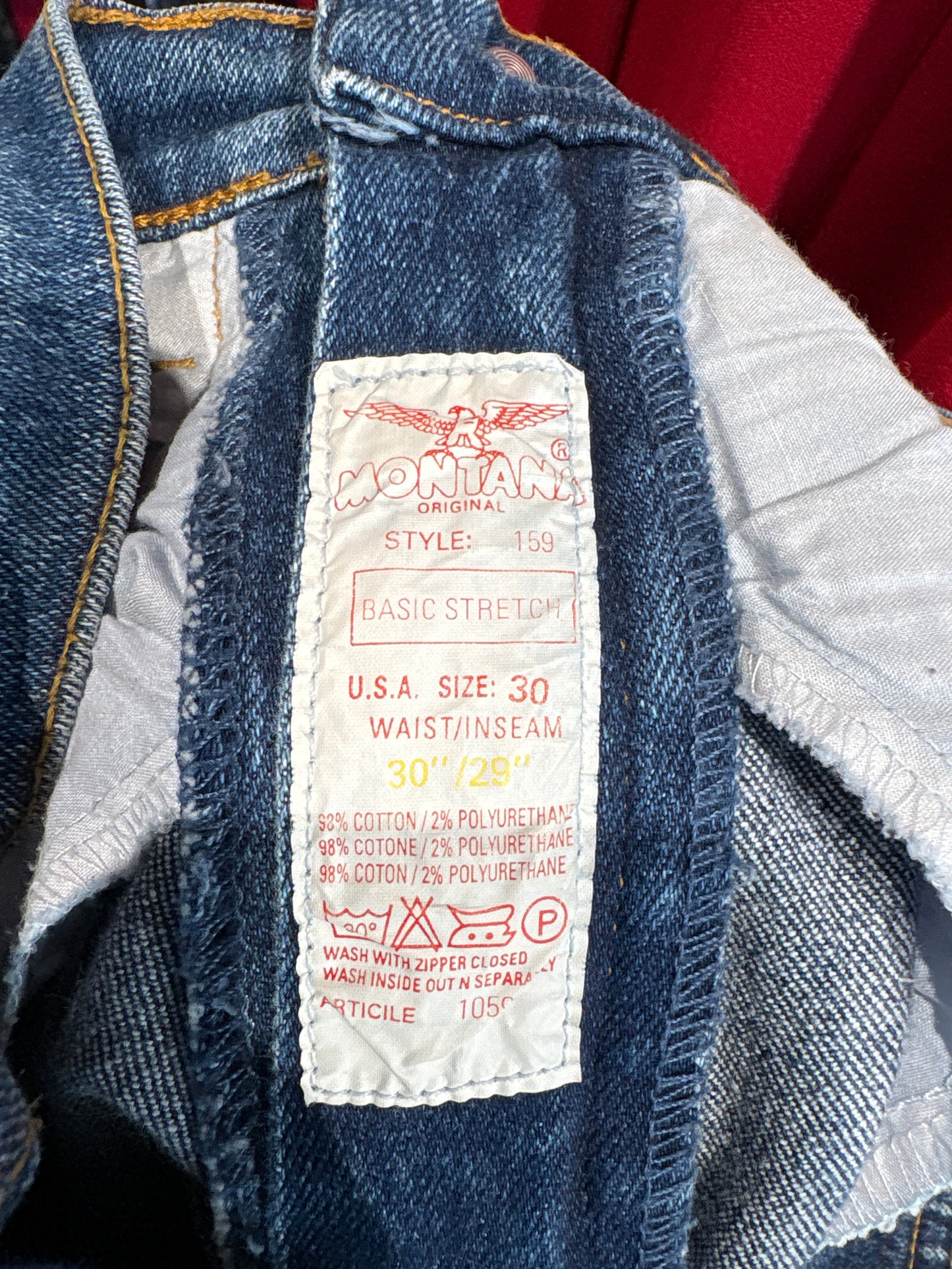 Jeans vintage cu talie ultra înaltă mom fit ultra modelatori dark wash