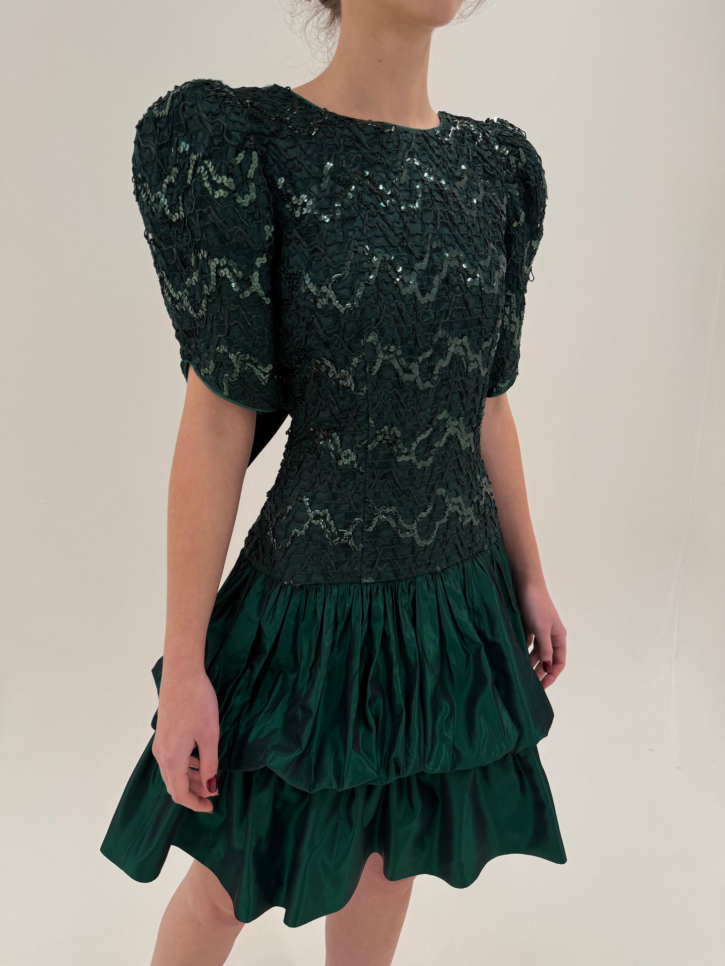 Rochie old vintage spectaculoasă foarte pretioasa sfârșit de ani 80