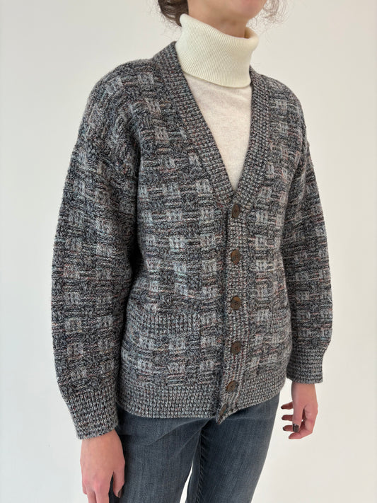 Cardigan ultra luxury Missoni tip jachetă din lana super groasă