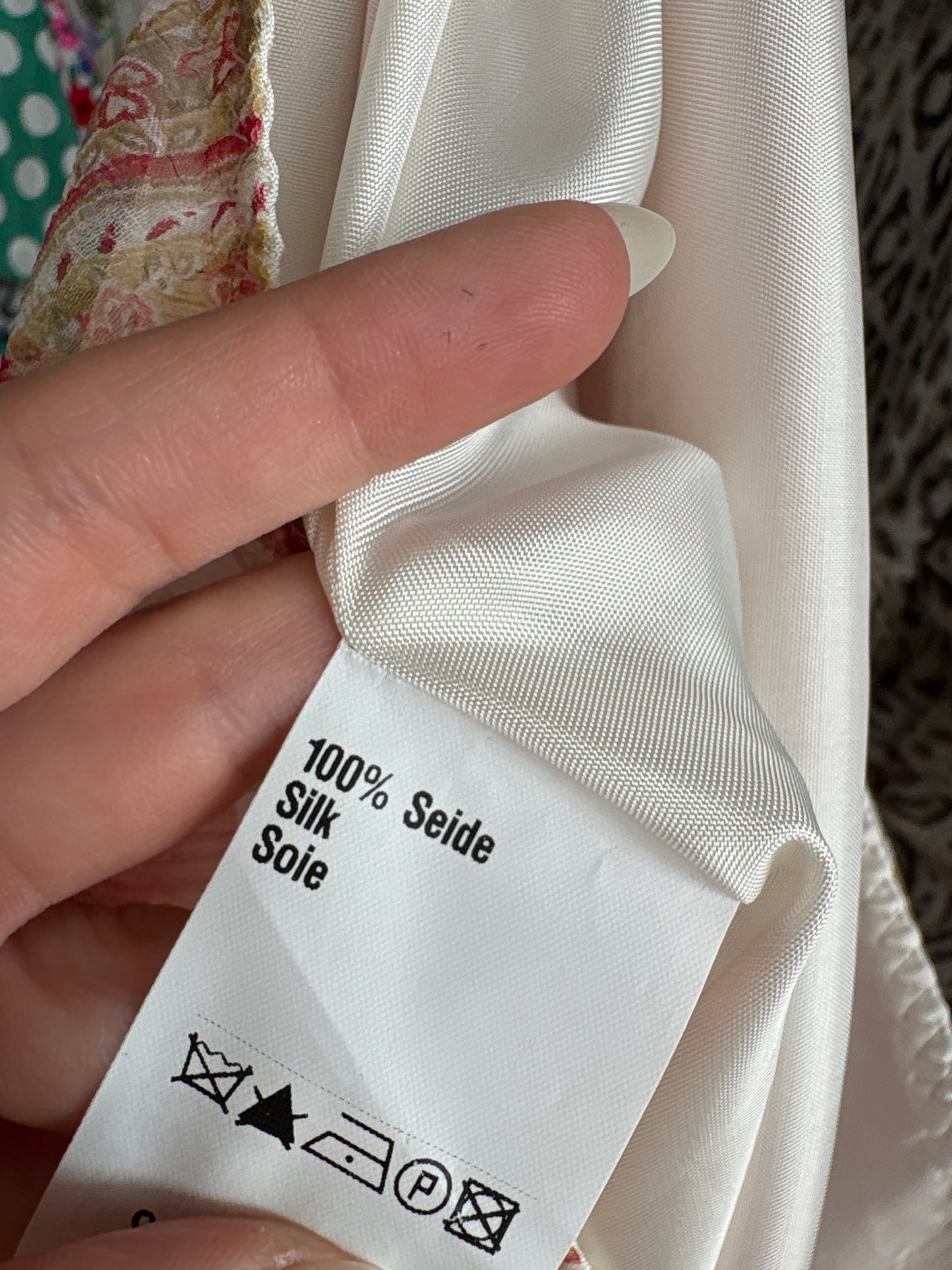 Fustă maxi din mătase naturală in bie cu print paisley