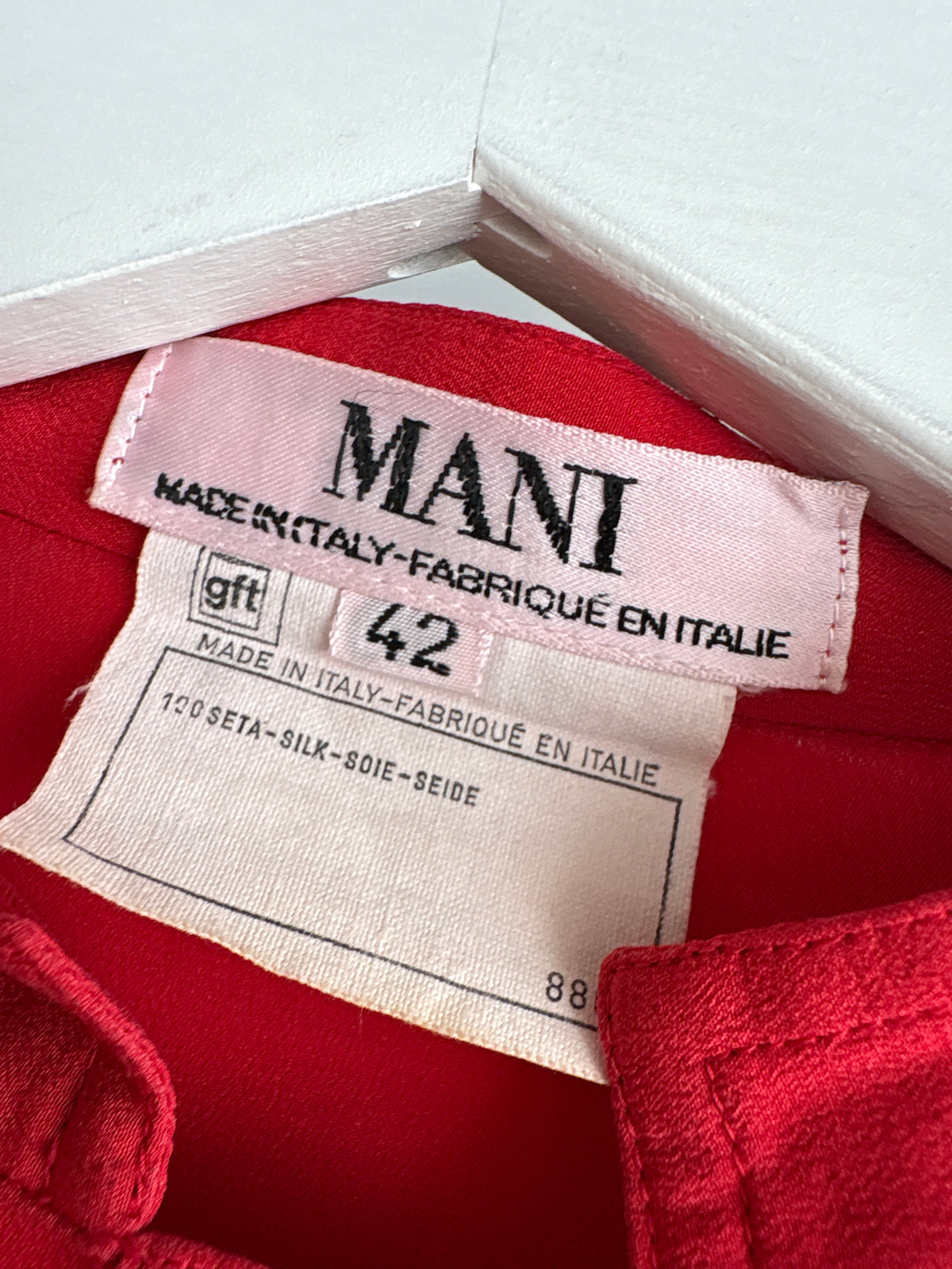 Cămașa Armani vintage din mătase naturală în croi ultra chic retro modern