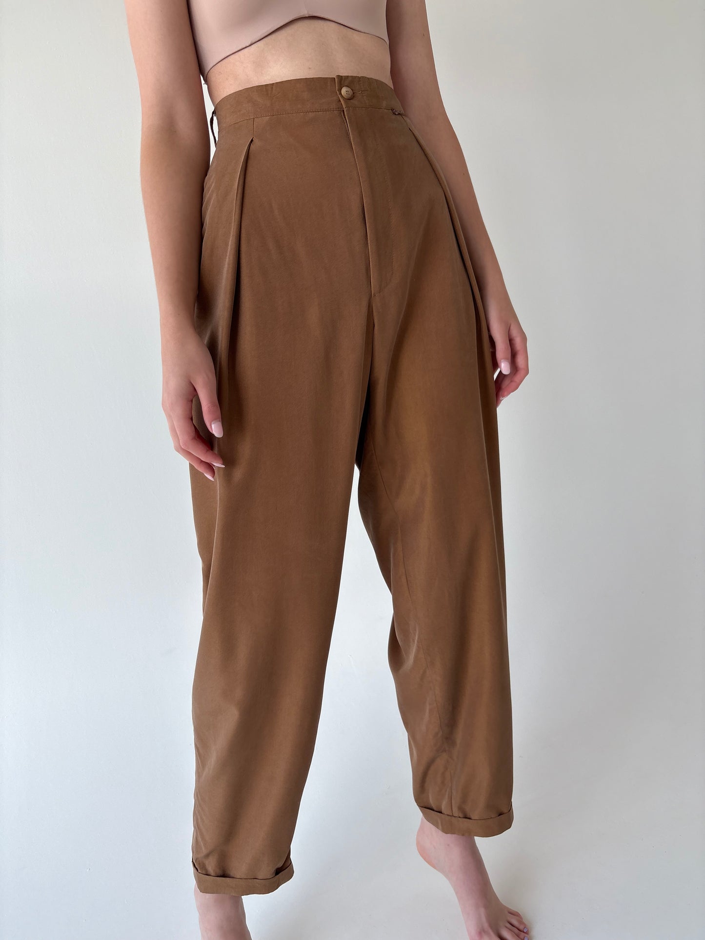 Costum de brand vintage luxury Claude Montana 70% mătase naturală
