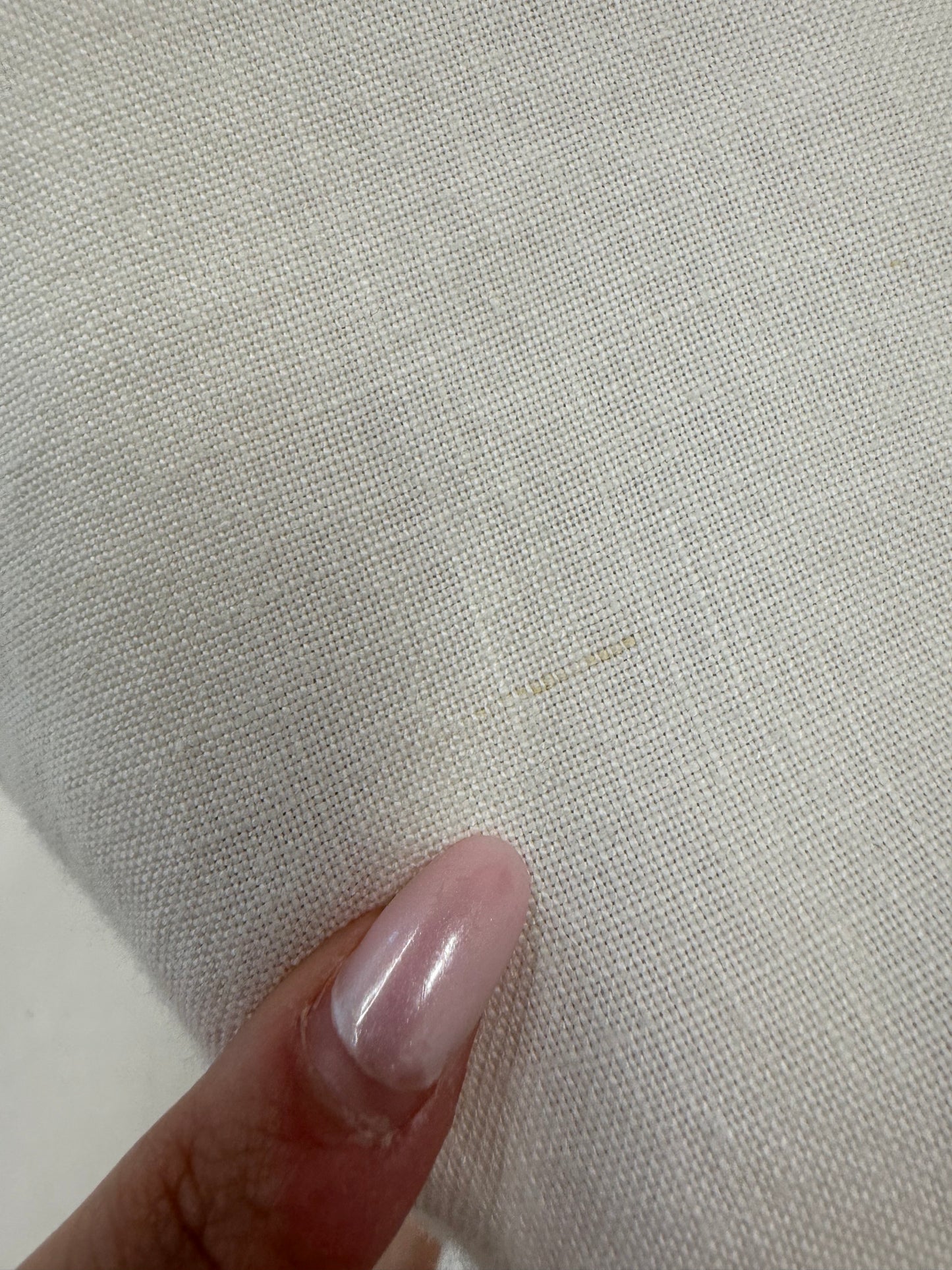 Fustă creion Max Mara din in cu talie ultra înaltă butter white