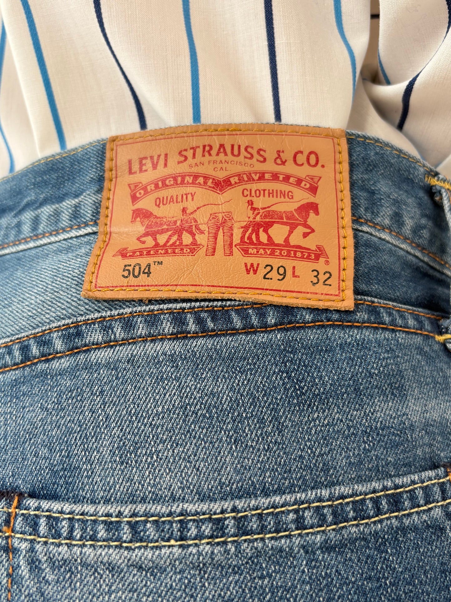 Jeans Levi’s 504 classic wash