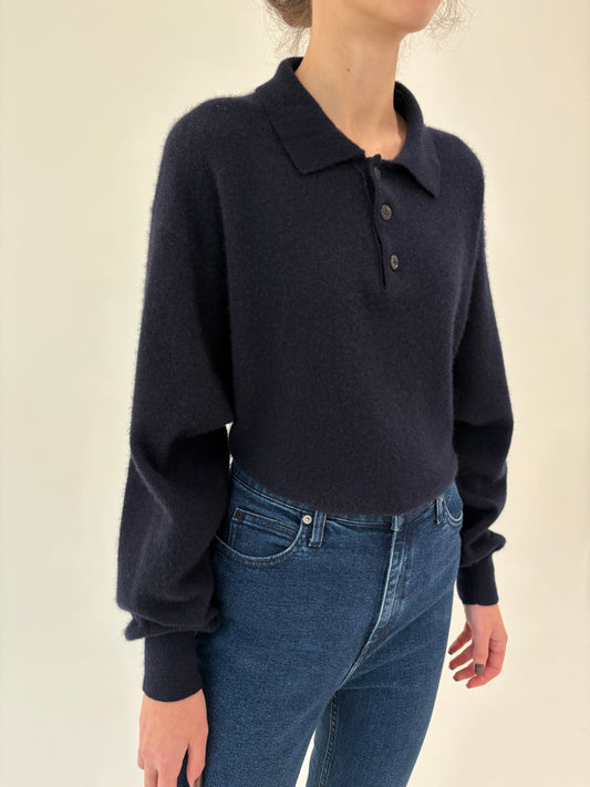 Pulover polo italian din cașmir luxury multiplu excepțional