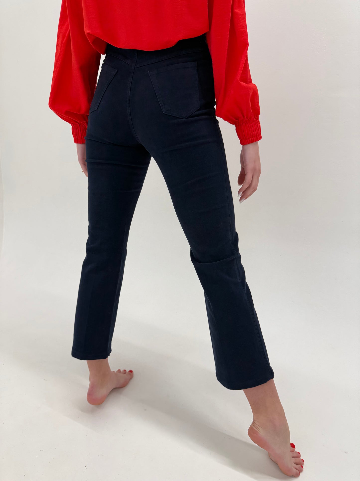 Jeans vintage italienesti ultra modelatori Navy blue