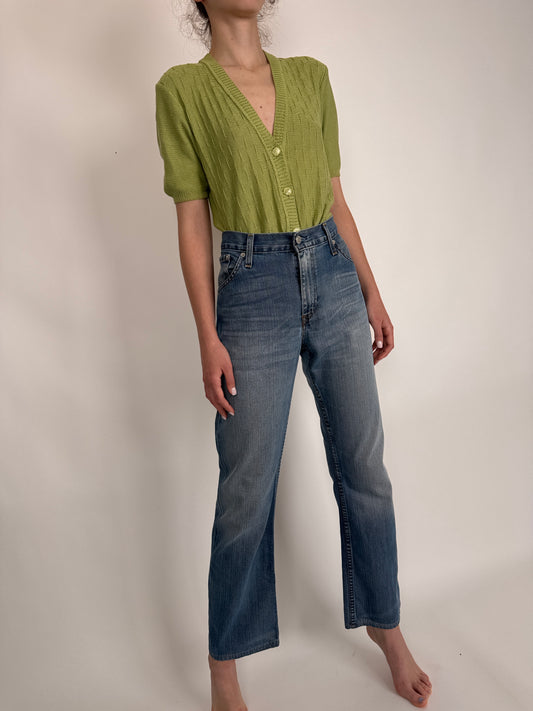 Jeanși vintage Levi’s tall model 507 boot cut