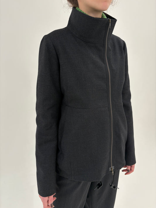 Jacheta luxury Marni din lana structurată in croi modern