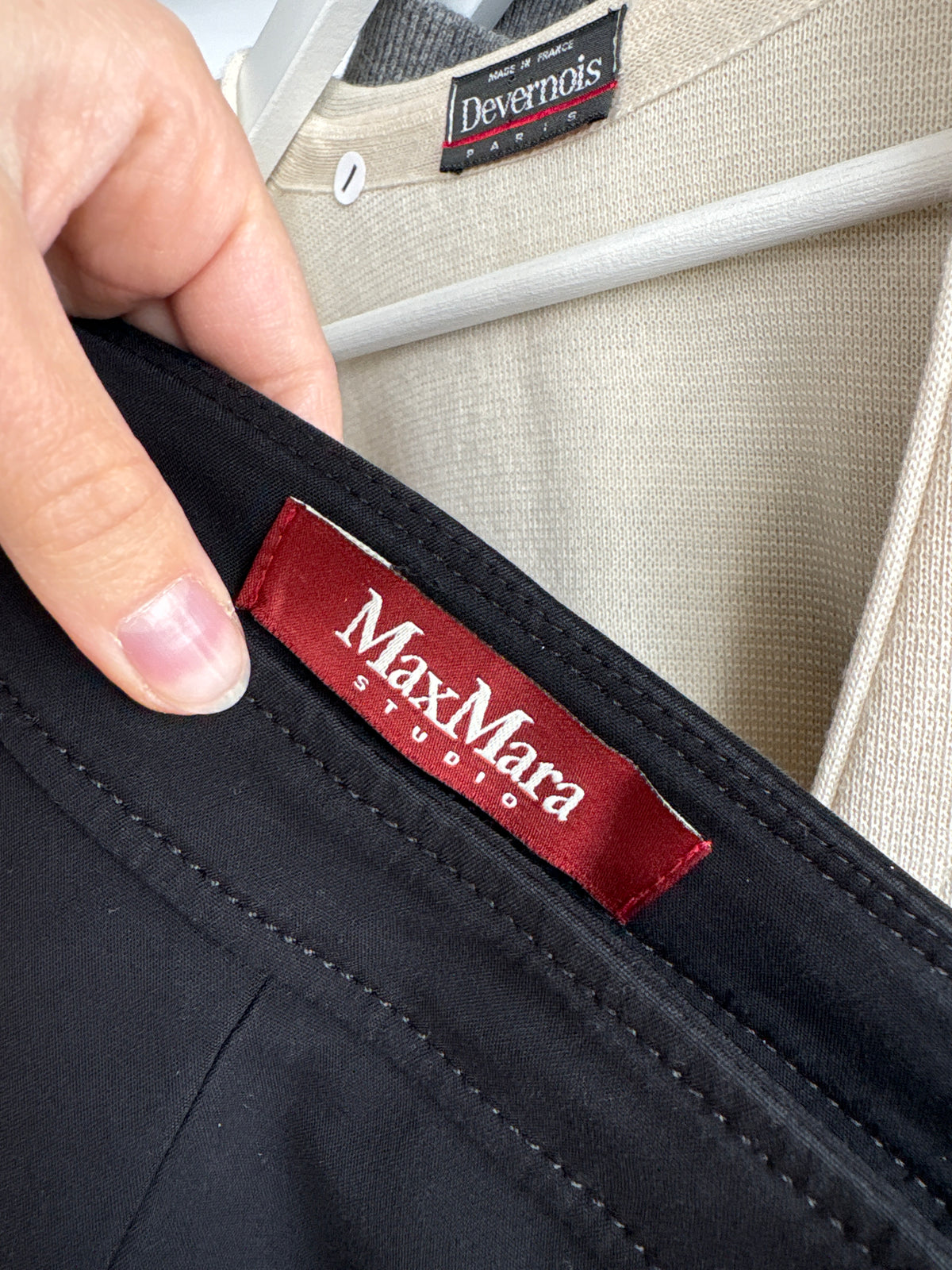 Pantaloni Max Mara petite negri business to leisure ultra confort