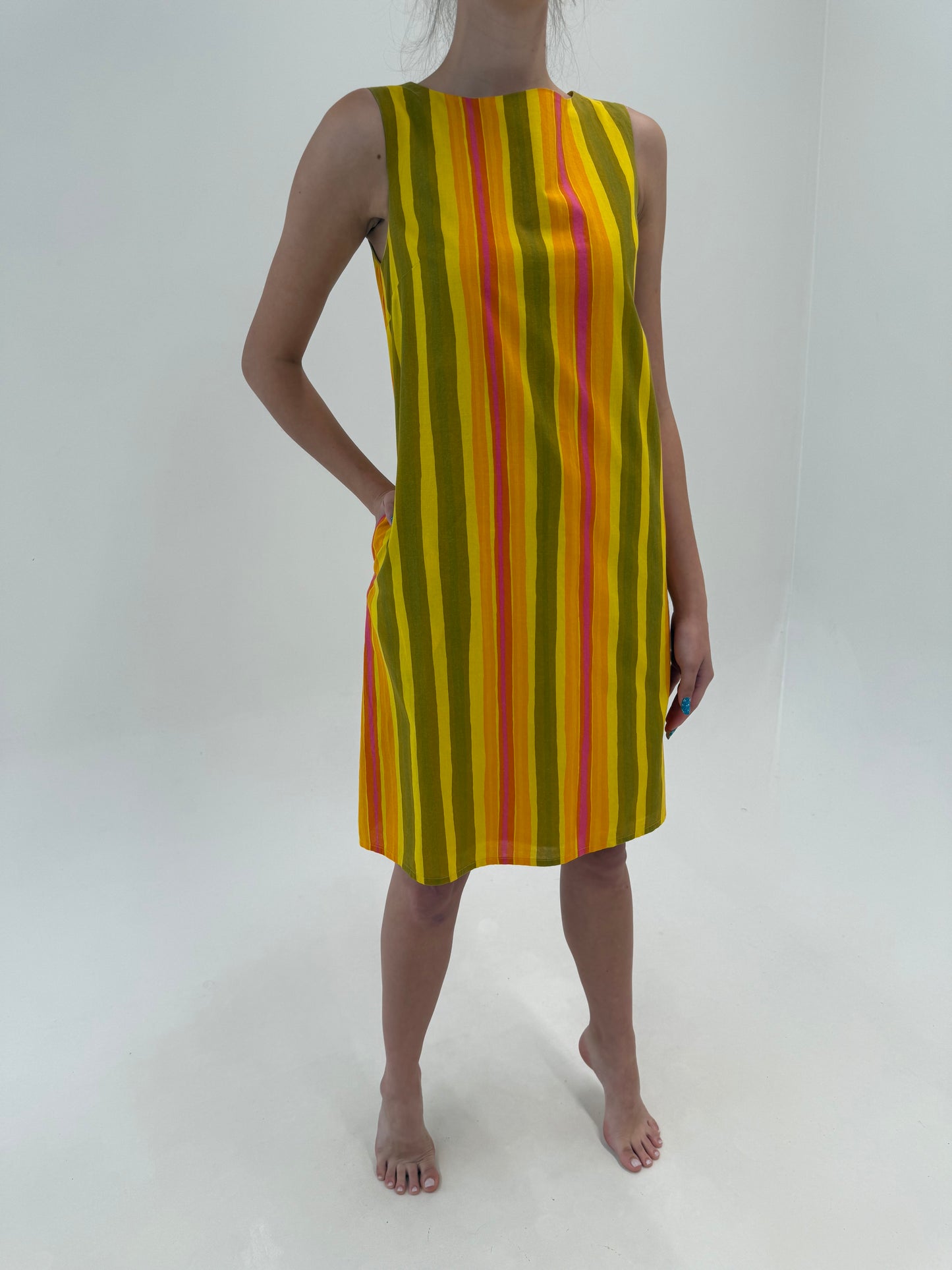 Rochie de brand luxury finlandez Marimekko din cea mai fină panzica de bumbac