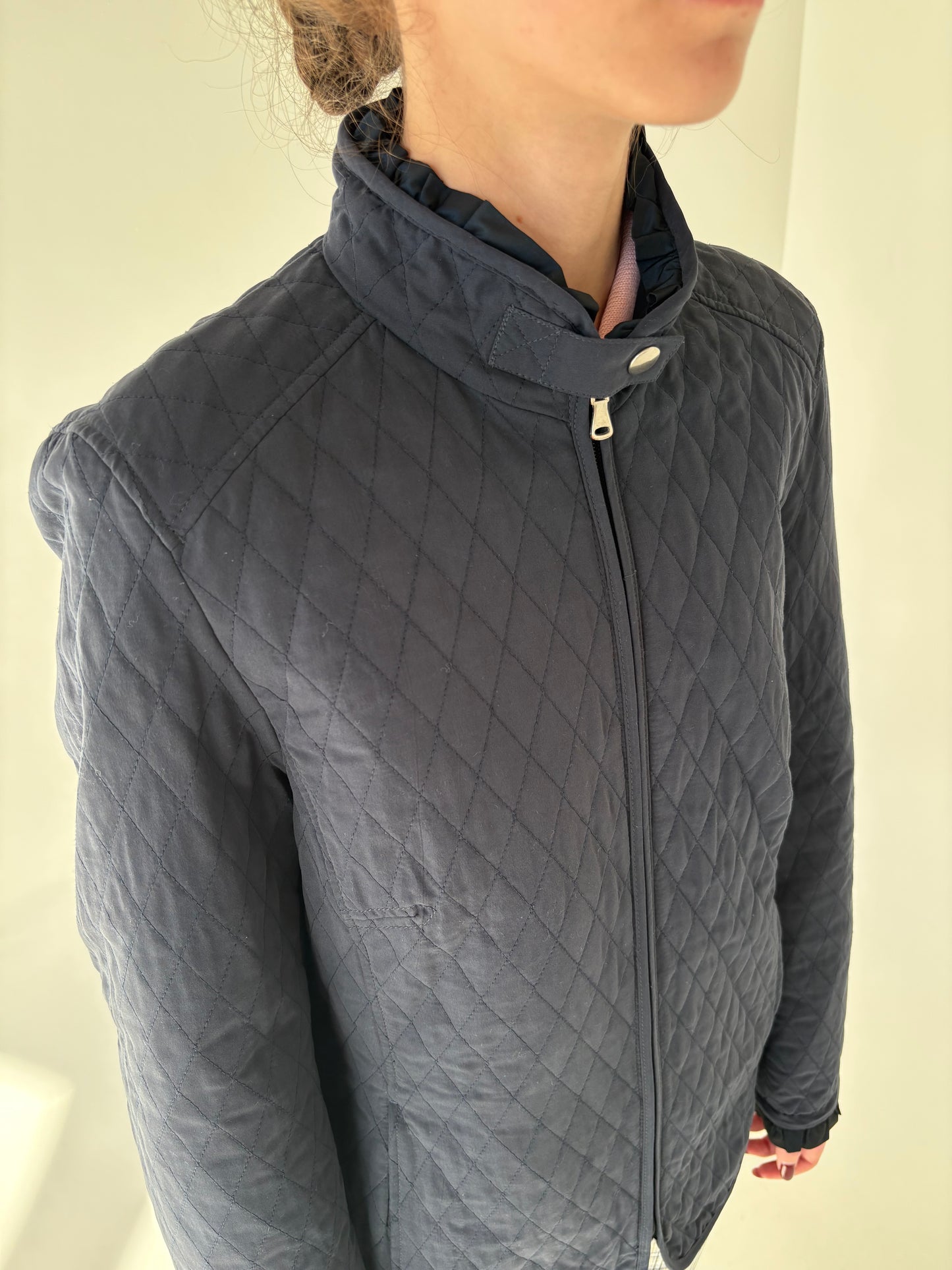 Jacheta matlasata smart casual  Navy blue