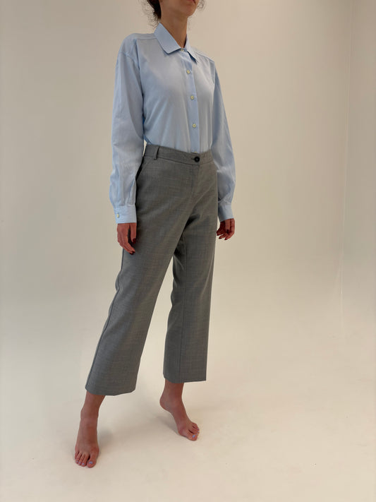 Pantaloni de brand luxury italian din lana extrafina ultra confort ușor strech