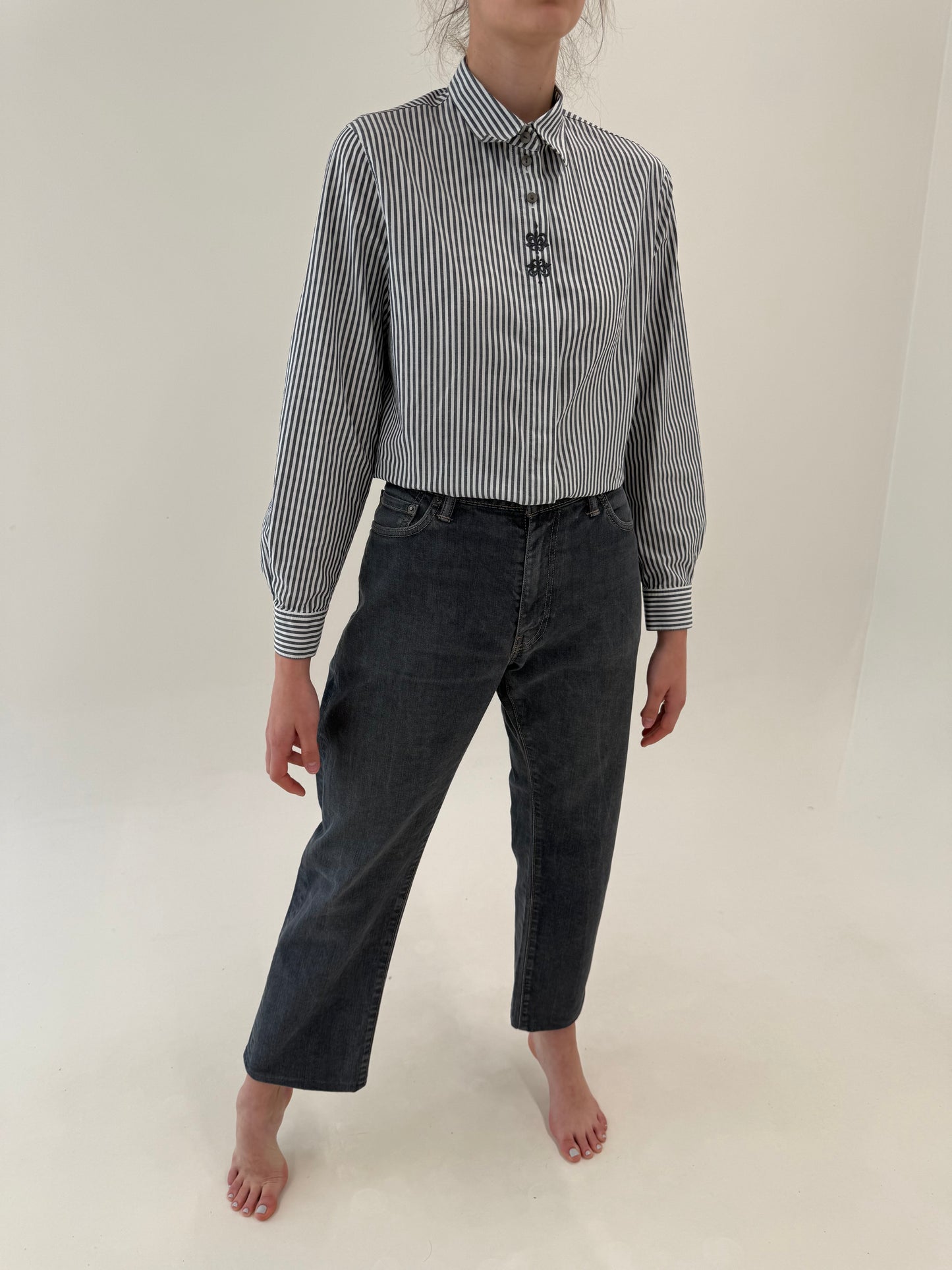 Jeans Levi’s bootcut 504 foarte ușor modelatori