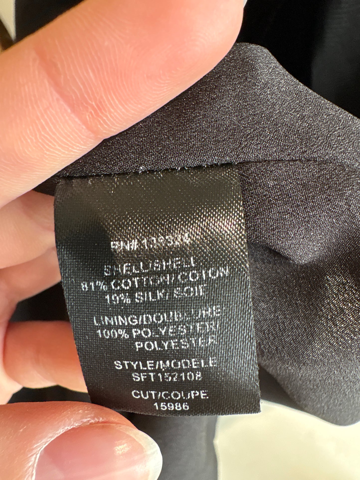 LBD luxury Halston in croi de ani 50 din mătase naturală și bumbac