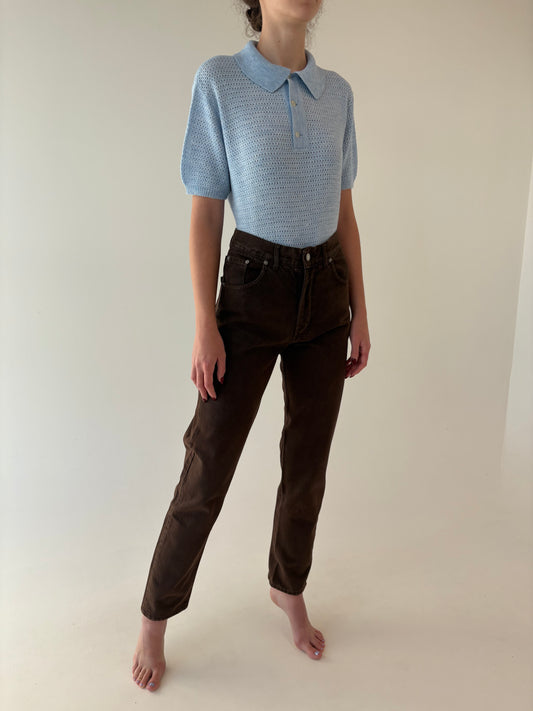 Jeans premium boyfriend fit tall vintage chocolate brown