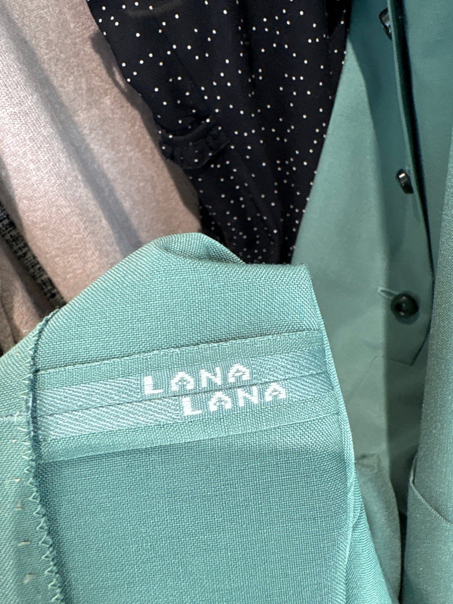 Rochie vintage italiană seafoam green din lana extrafina