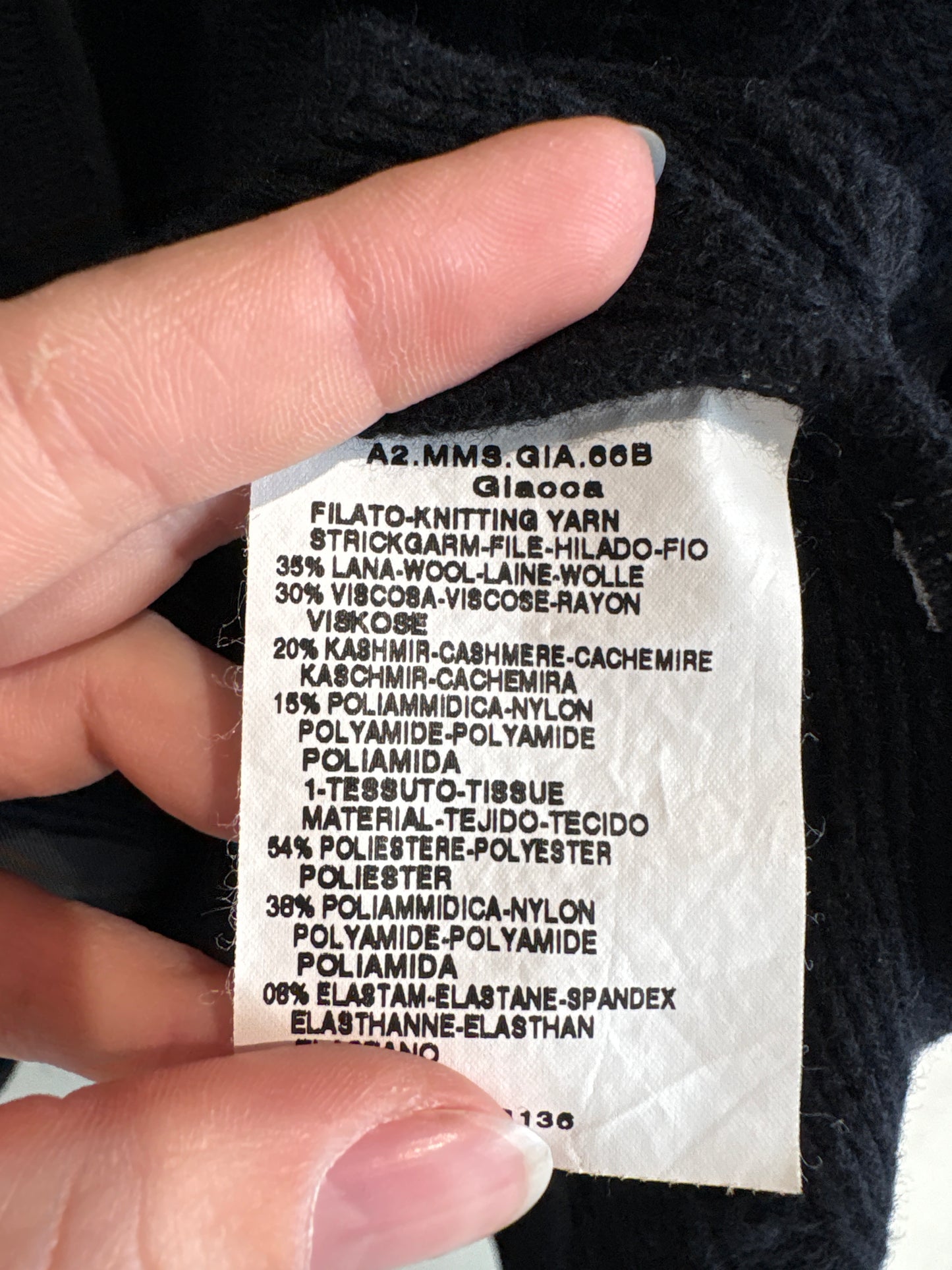 Jacheta Max Mara cu torsade și influențe casual din lana cu cașmir