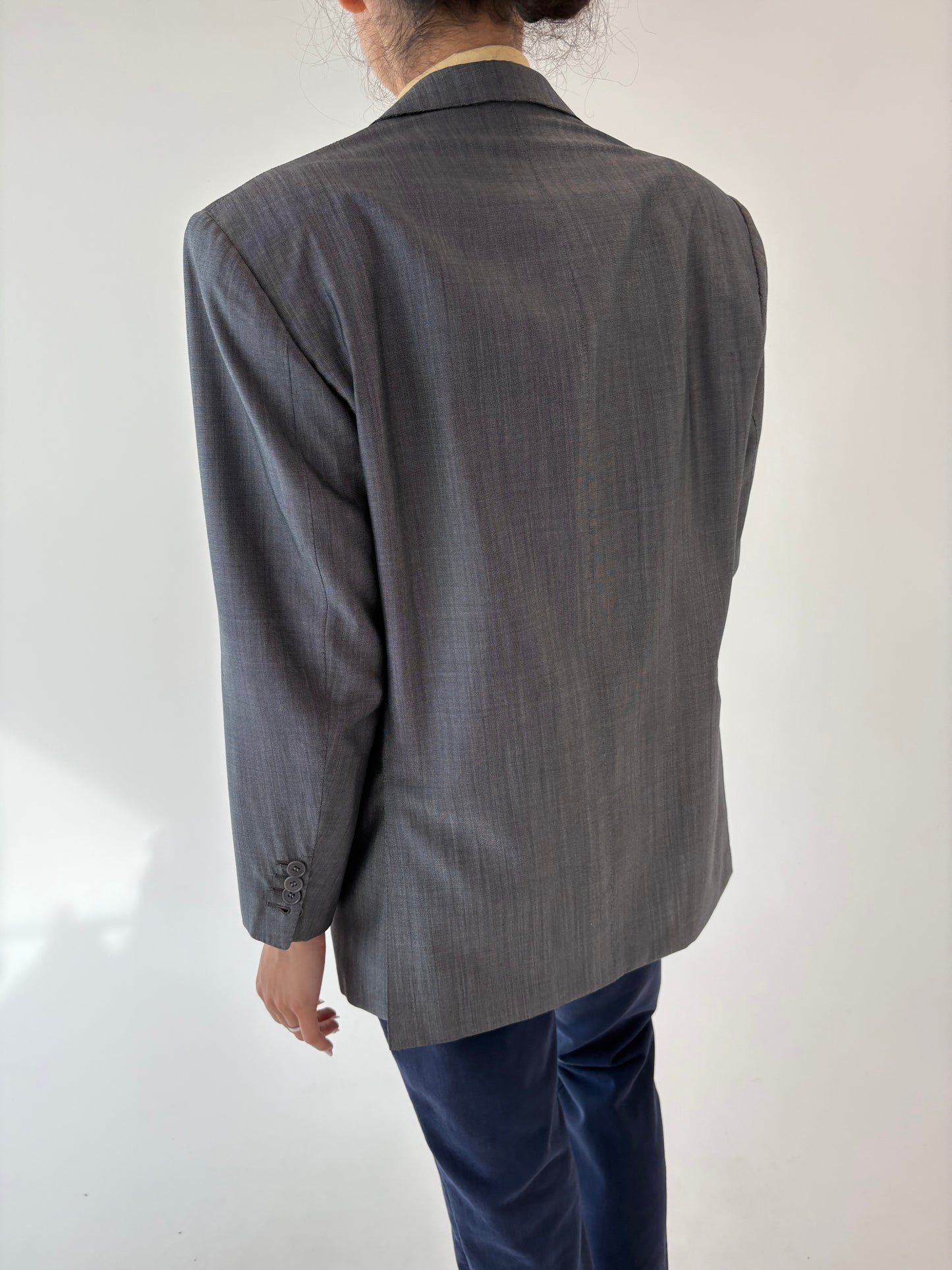 Sacou ultra luxury Loro Piana din lana extrafina tasmaniana super 120’s
