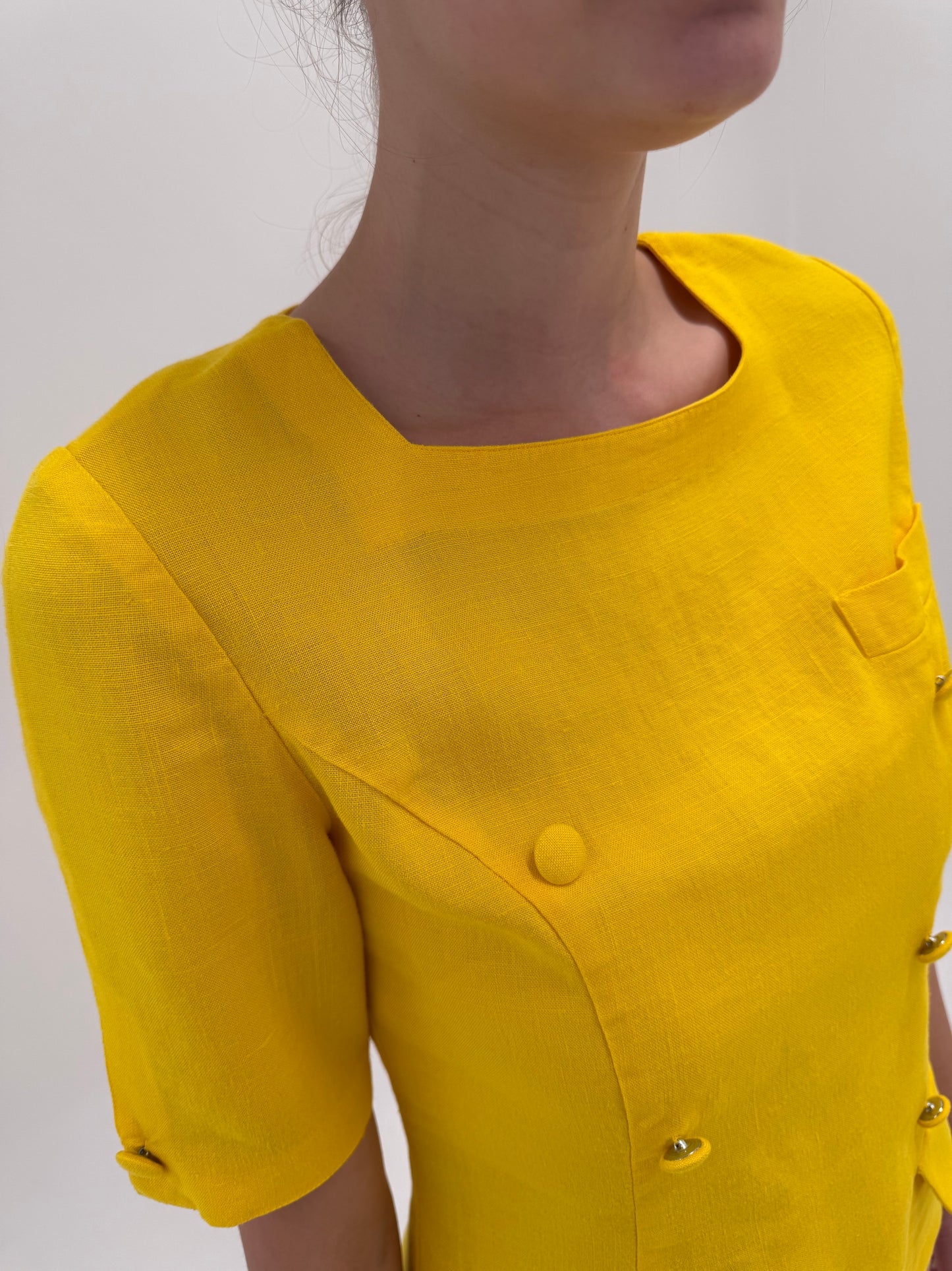 Corsaj vintage Luisa Spagnoli din in premium structurat