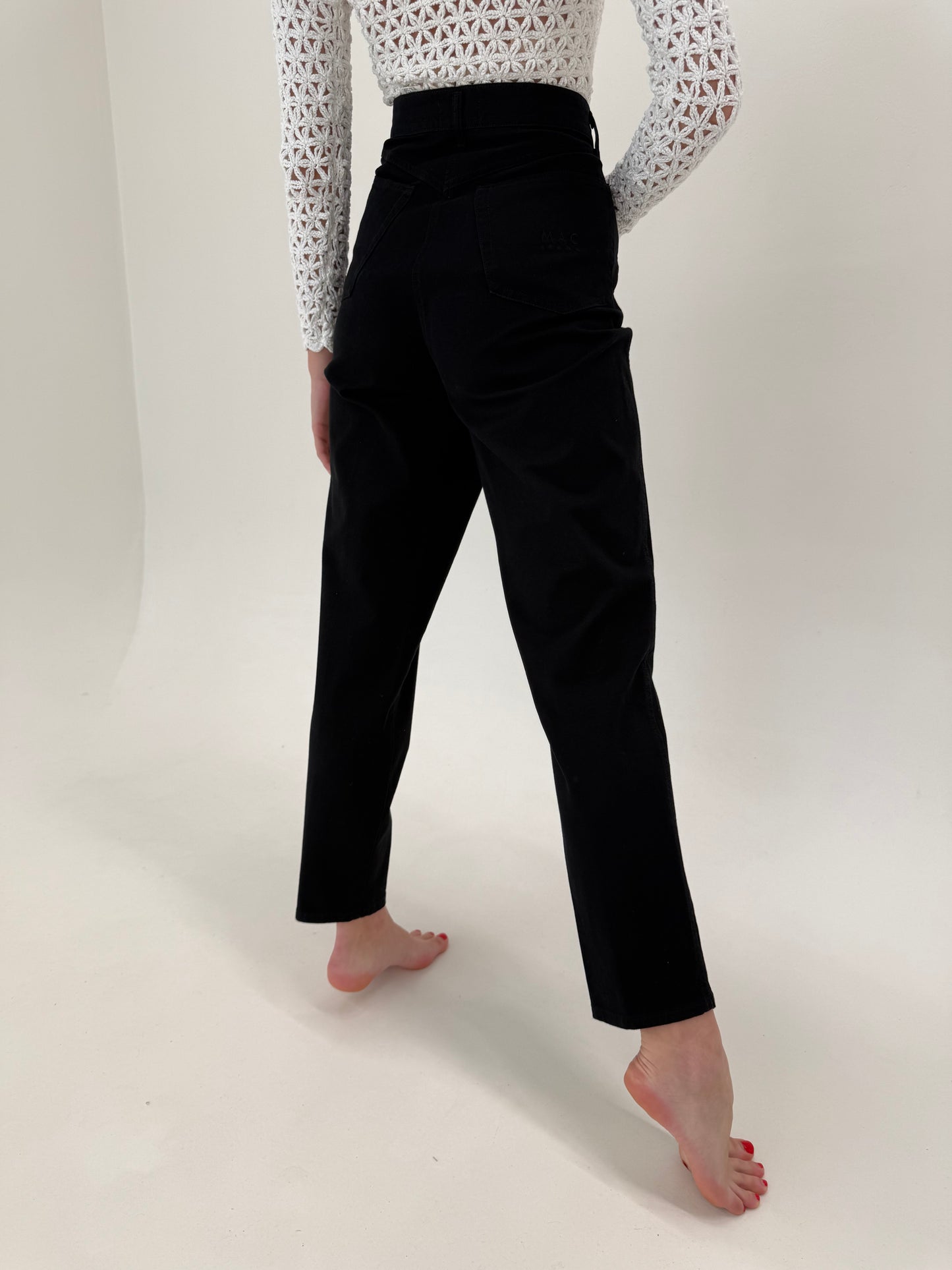 Pantaloni negri tall ultra confort modelatori cu talie ultra înaltă
