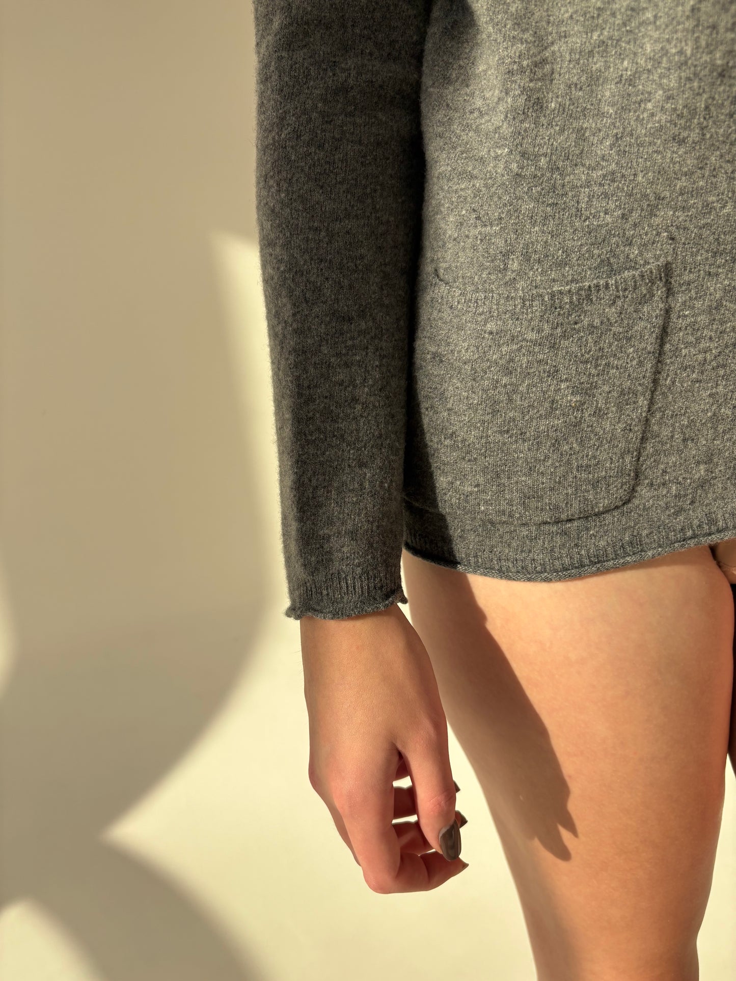 Pulover Stefanel din lana extrafina de gramaj mare